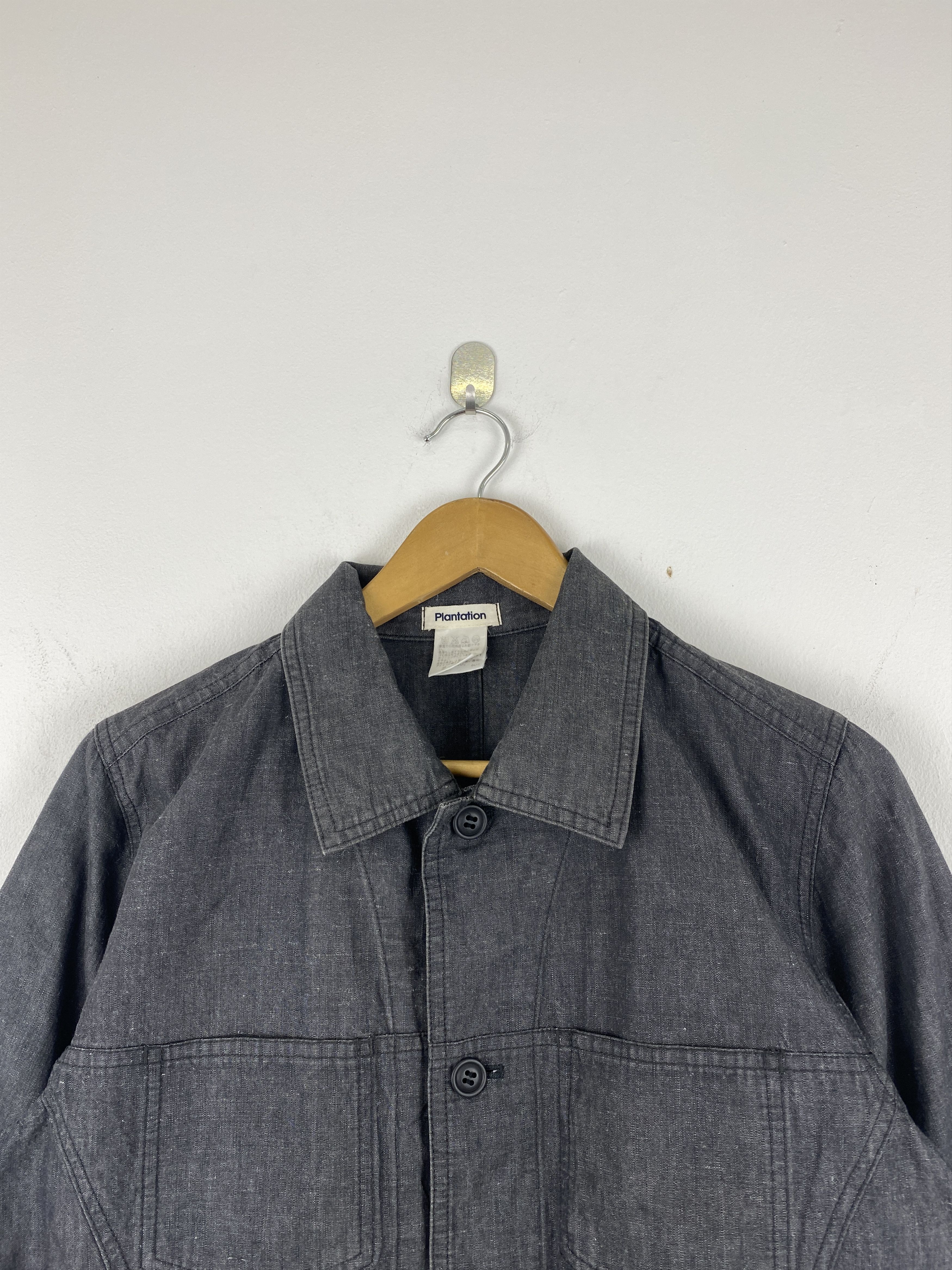 Designer Issey Miyake Plantation Button Up Denim Style Wear J1984 Size US M / EU 48-50 / 2 - 2 Thumbnail