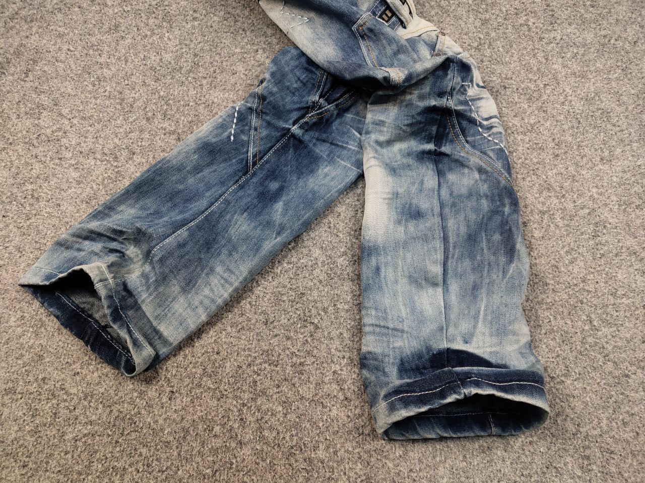 Japanese Brand × Vintage Vintage Japan Ross Carra Cargo Faded Denim Jeans Y2K Style Size US 30 / EU 46 - 3 Thumbnail