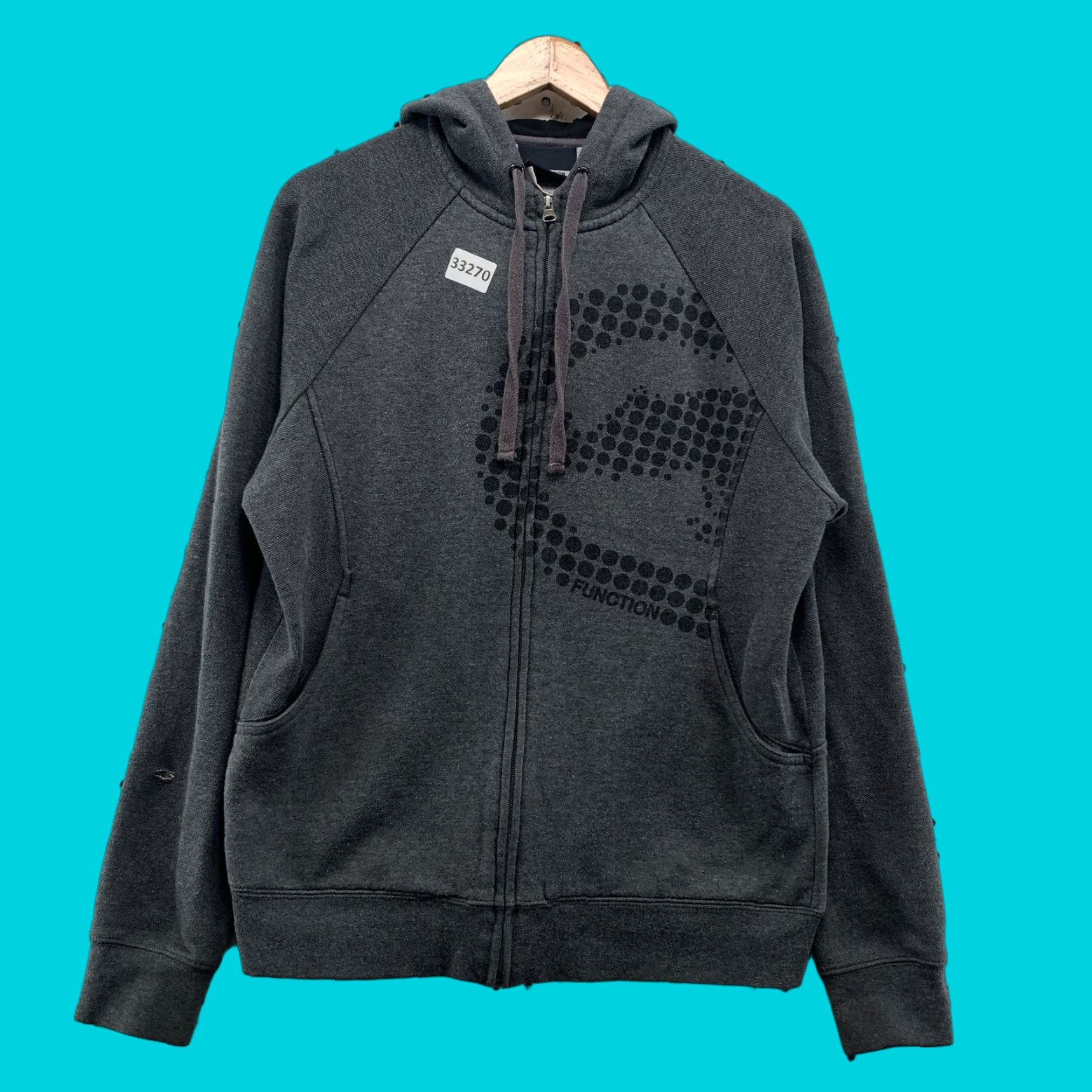 Vintage VINTAGE Ecko Function Hoodie Sweatshirt Mens Small Gray Full Zip Rhino 90s Mens Small Gray Sweatshirt Zip Rhino Size US S / EU 44-46 / 1 - 1 Thumbnail