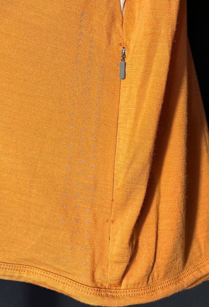 Icebreaker Icebreaker t Shirt Merino Wool 1/4 Zip short sleeve orange Size US L / EU 52-54 / 3 - 3 Thumbnail