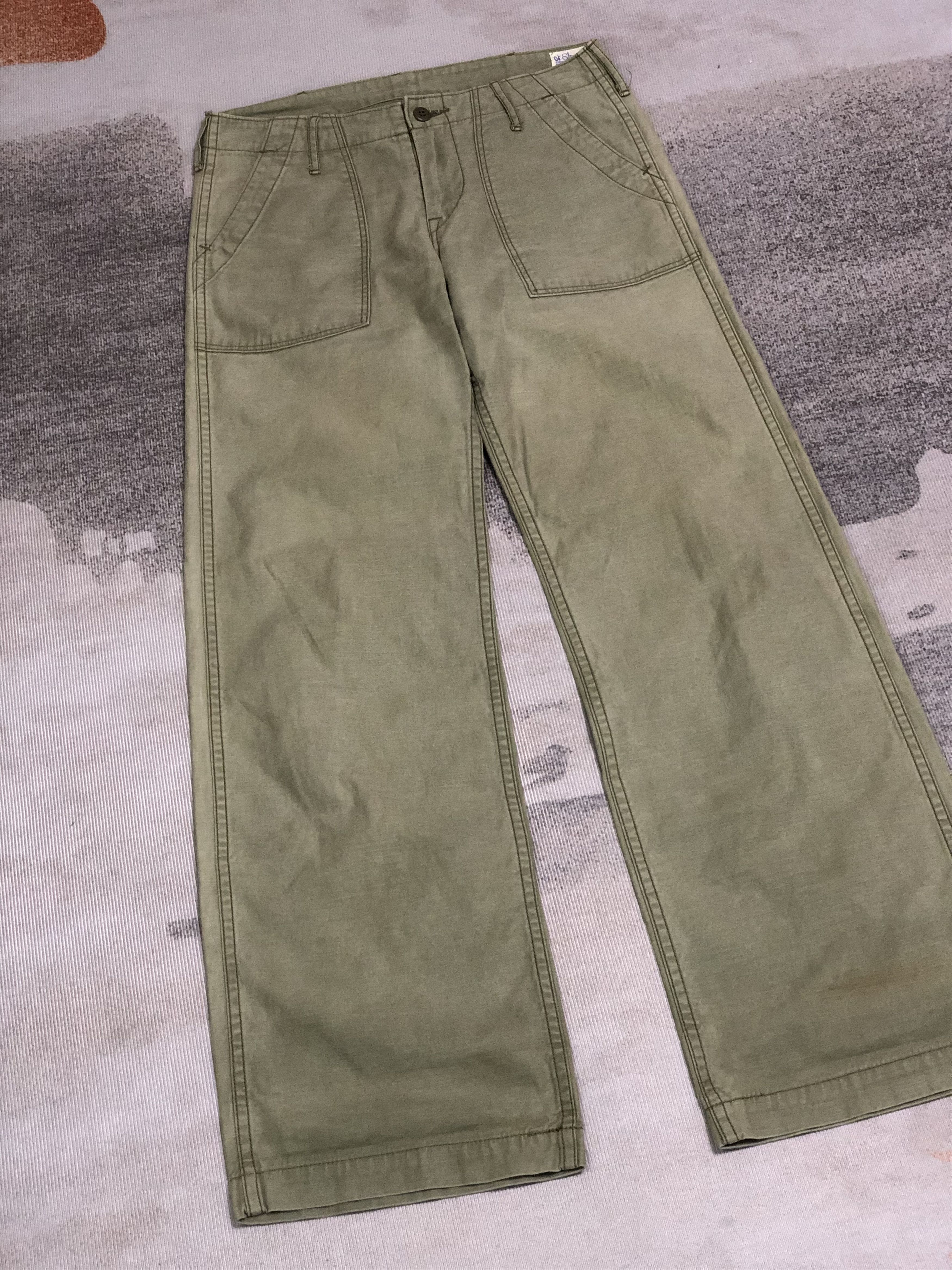 Orslow Orslow Fatigue Buckle Back Military Nice Faded Condition Size US 28 / EU 44 - 3 Thumbnail
