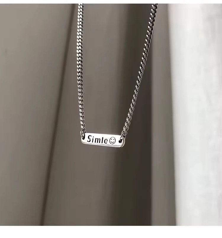 Jewelry × Vintage S925 Silver Vintage Smiley Face Necklace Size ONE SIZE - 2 Thumbnail