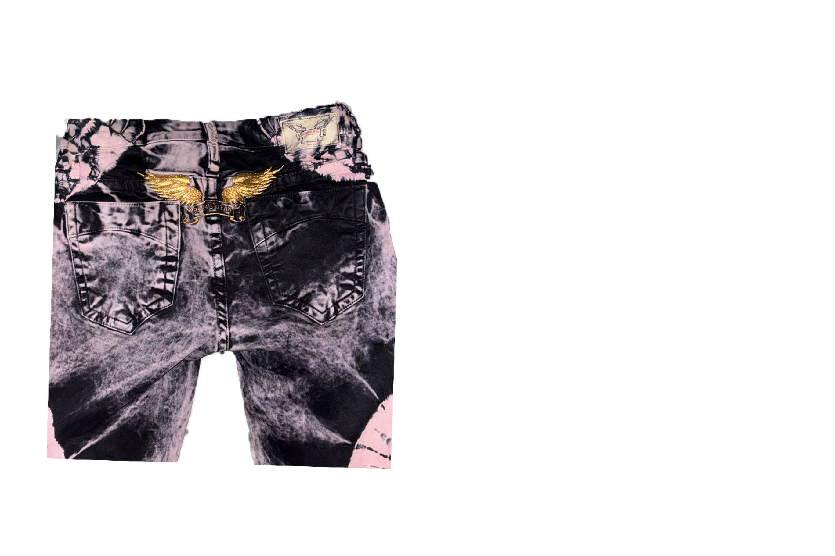 Robins Jeans ROBIN JEANS Gold Wings Tie Dye Size 25" / US 0 / IT 36 - 2 Thumbnail