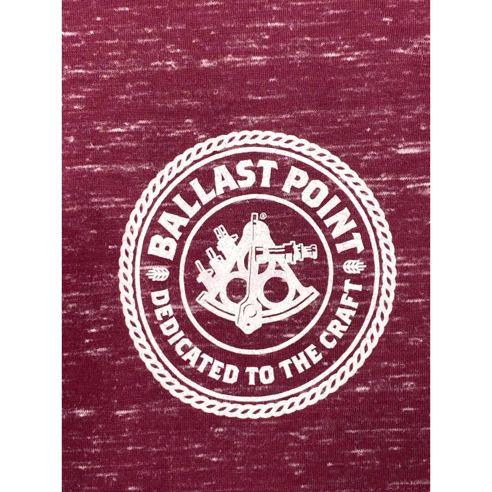 Vintage Ballast Point Ballast Point Brewing International Women's T-Shirt S burgundy Cap Sleeve Short Sleeve Off the Shoulder 2020 Basic Beer Brewing Asian? Size S / US 4 / IT 40 - 2 Thumbnail
