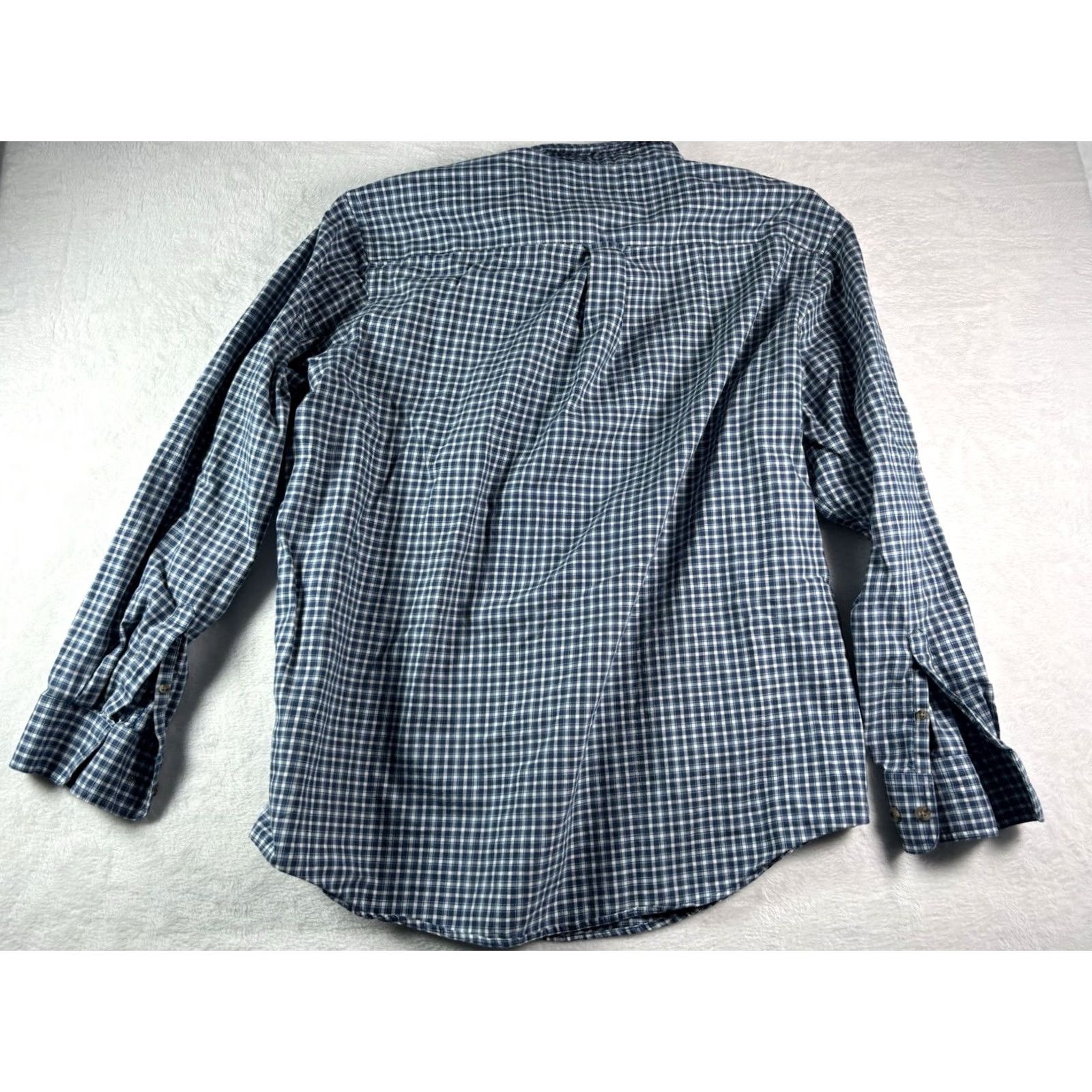 Vintage RedHead Men's 2XLT Blue Check Long Sleeve Wrinkle Free Plaid Shirt Shirt Wrinkle Resistant Button-Up Classic Casual Outdoorsman White? Size US XXL / EU 58 / 5 - 2 Thumbnail