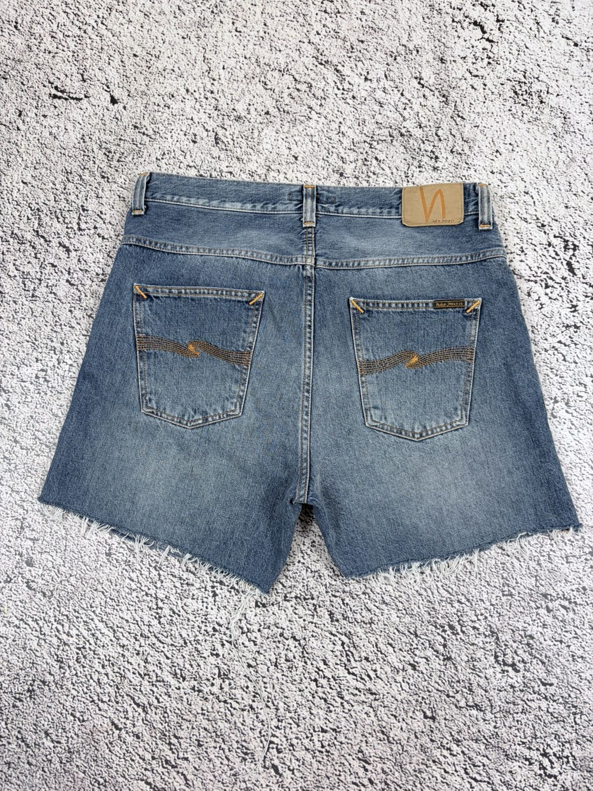 Nudie Jeans Nudie Jeans Co Custom Cut Off Denim Shorts Jorts W33 Size US 33 - 8 Thumbnail