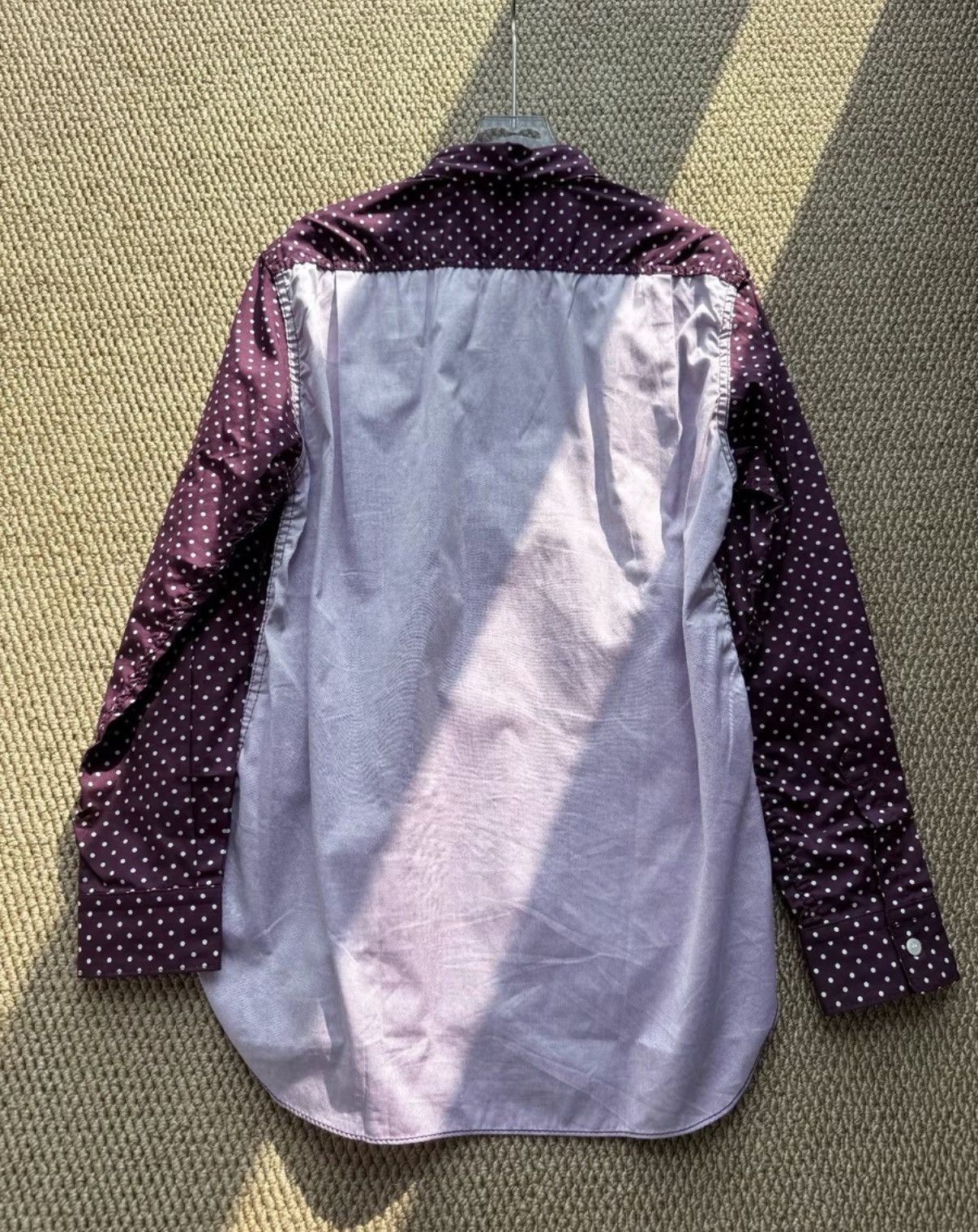Comme des Garcons COMME des GARÇONS Base White Polka Dot Panel Shirt K23 Size US S / EU 44-46 / 1 - 5 Thumbnail