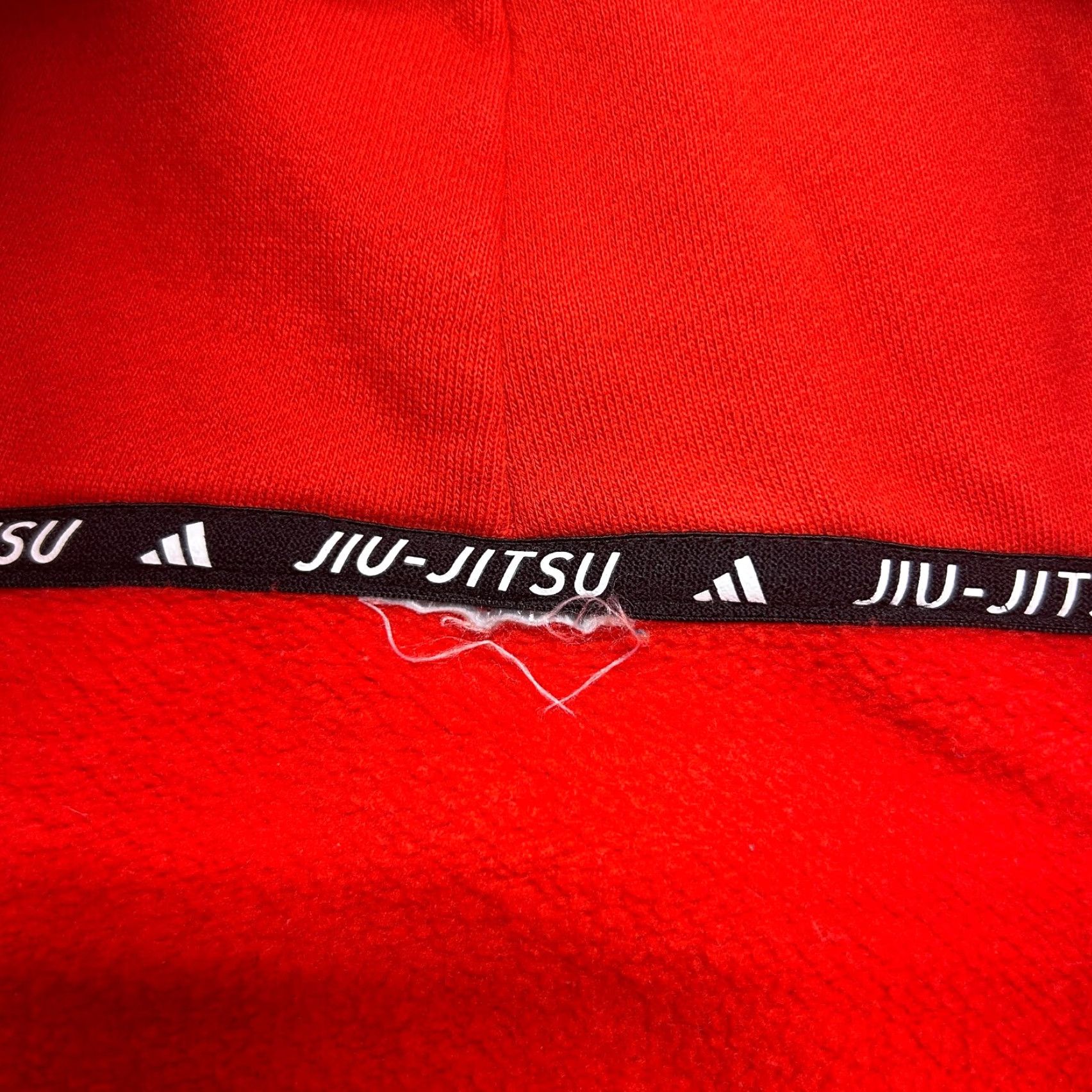 Adidas Gracie Barra Jiu Jitsu Hoodie Mens L Red Adidas Full Zip Sweatshirt Size US L / EU 52-54 / 3 - 7 Thumbnail