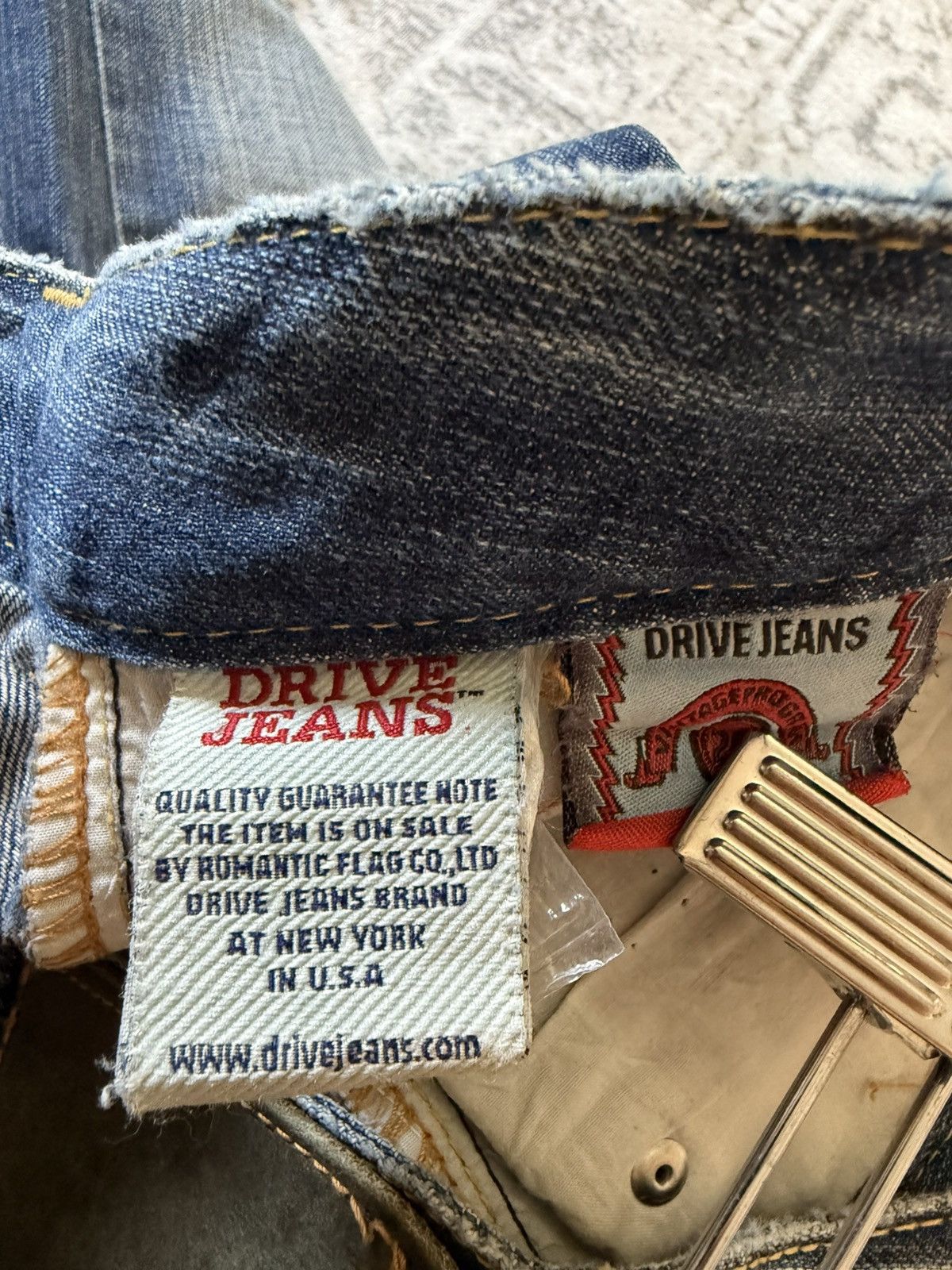 Japanese Brand Drive Jeans Japan Studded Embellishe Wide Leg Flared Jeans Size US 29 - 23 Thumbnail