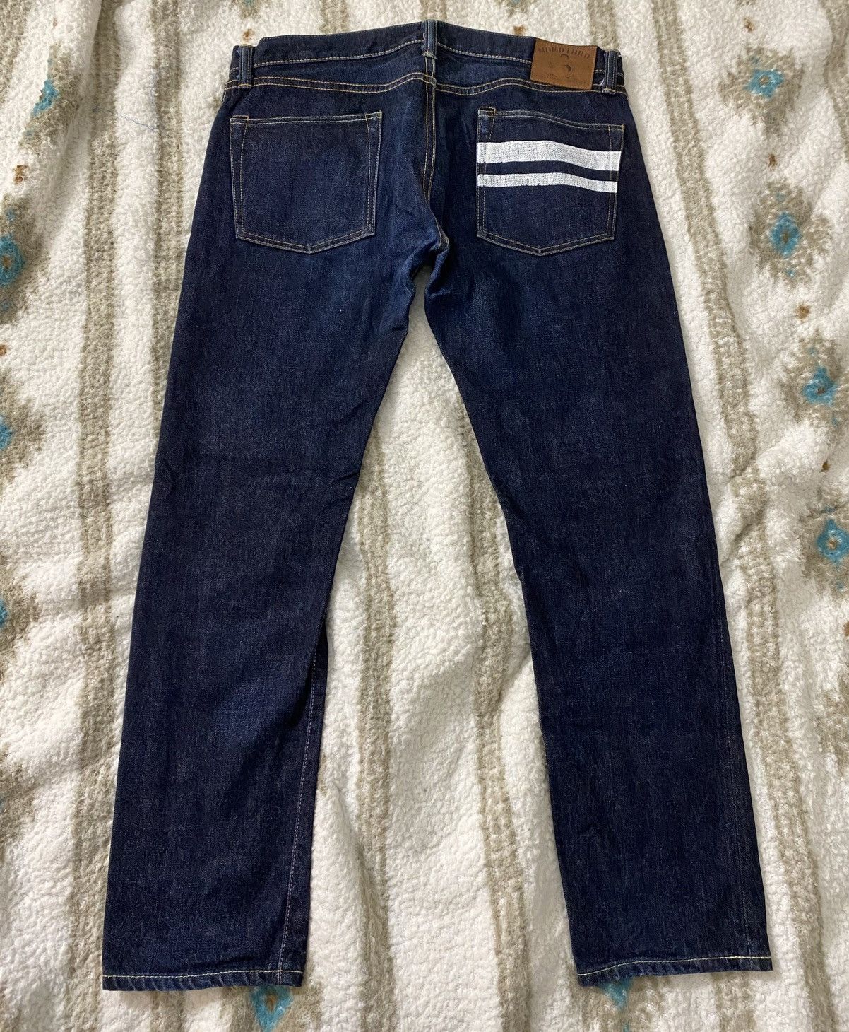 Momotaro Jeans Momotaro 0306SP "Going to Battle" 15.7oz - Tight Tapered 35 Size US 35 - 4 Thumbnail