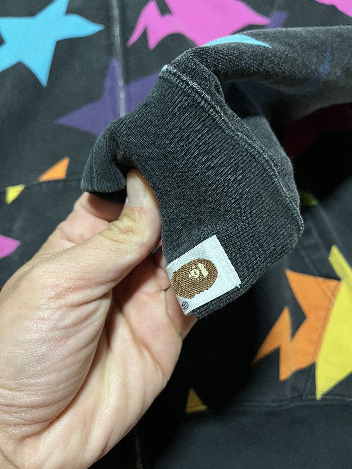 Bape × Nigo Sta Pattern Full Zip Hoodie Size US S / EU 44-46 / 1 - 4 Thumbnail