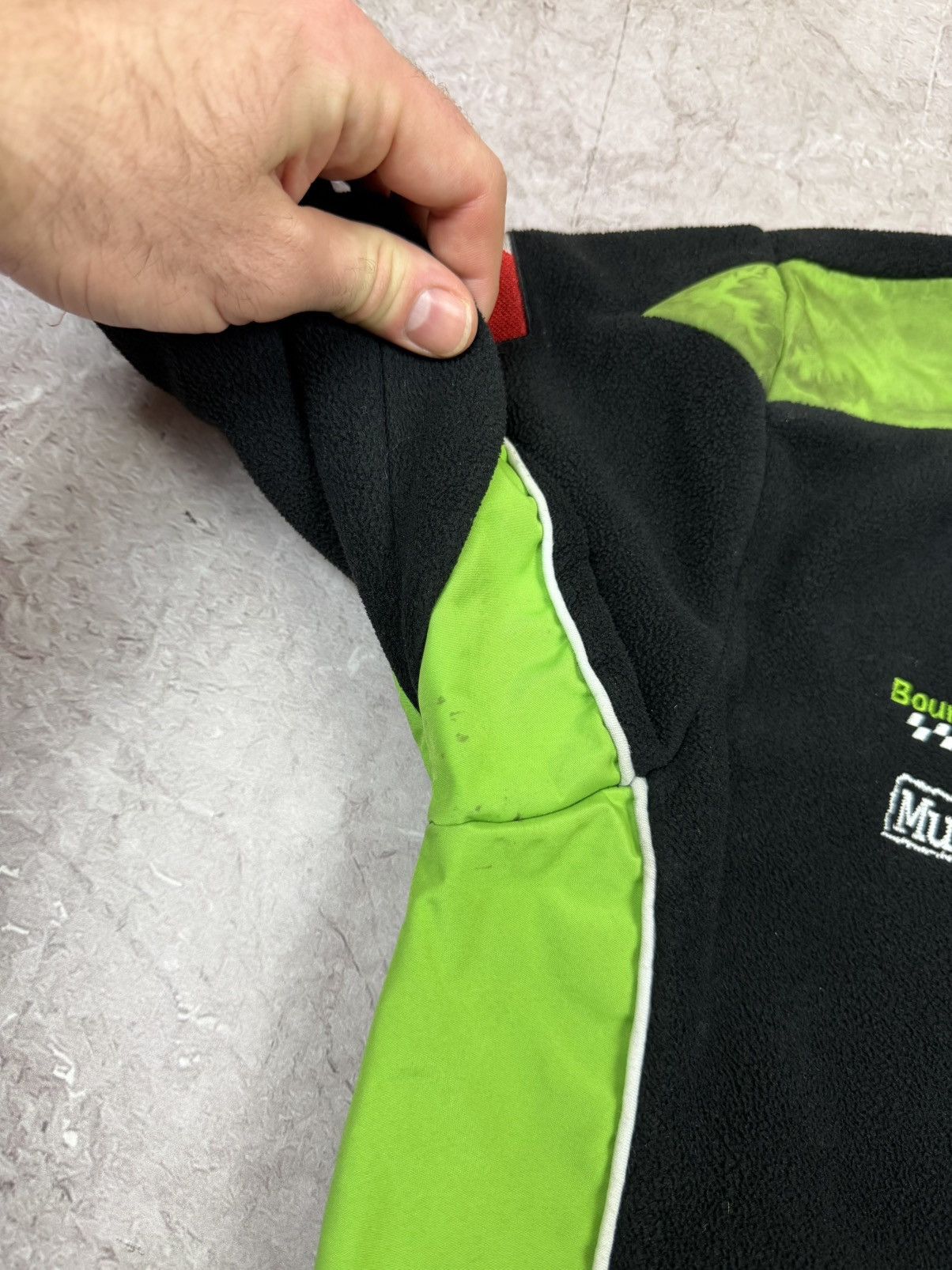 Vintage Vintage Kawasaki Fleece Racing Sherpa Jacket Y2K M Size US M / EU 48-50 / 2 - 5 Thumbnail