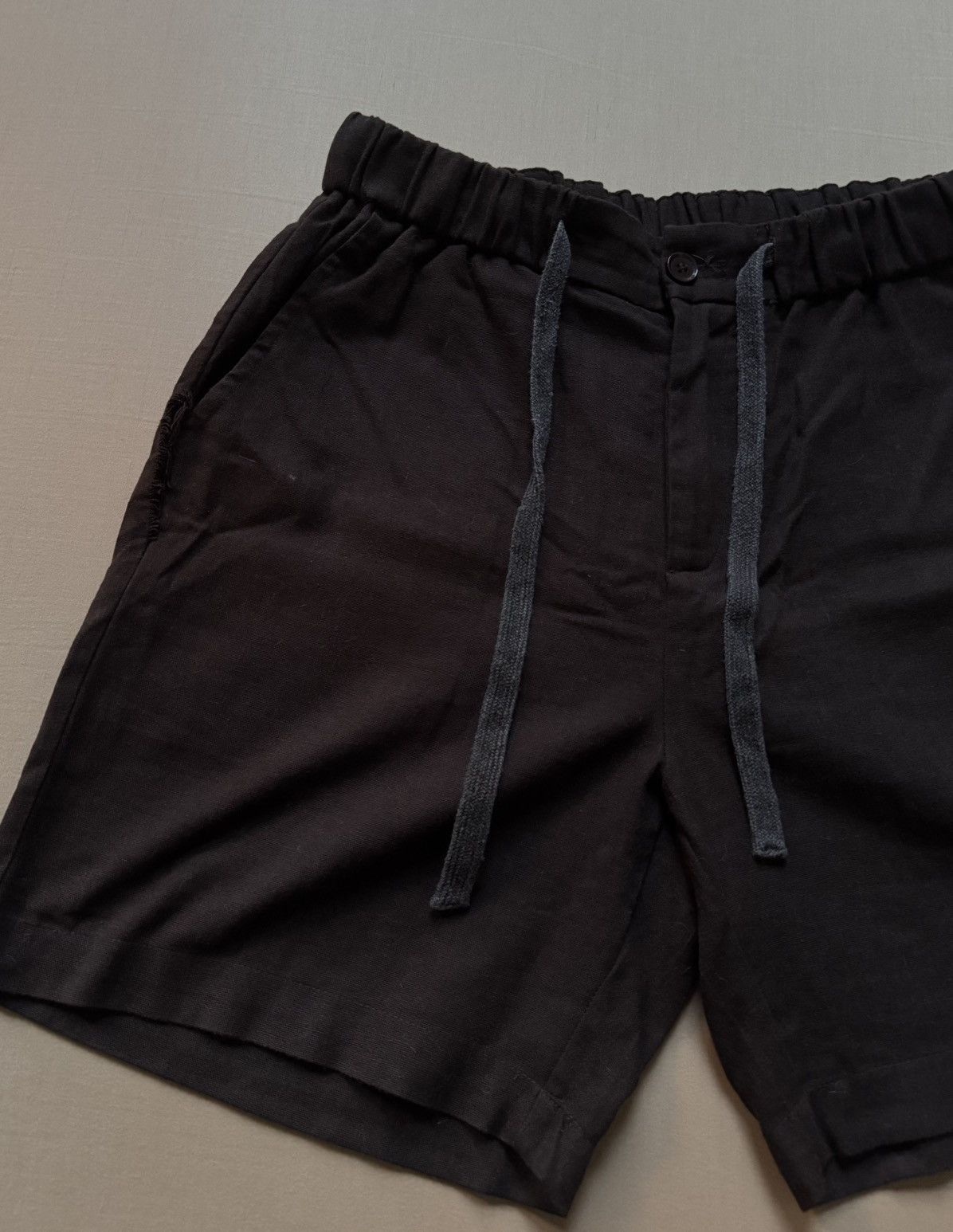 Shein Shien brown linen summer shorts Size US 30 / EU 46 - 2 Thumbnail