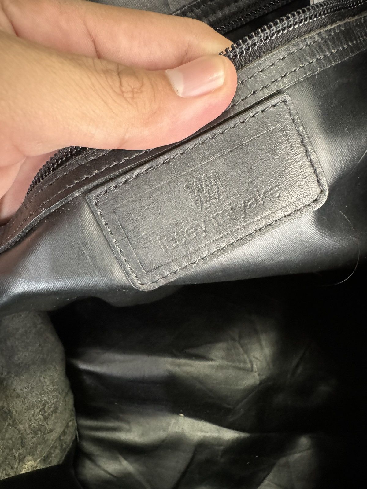 Issey Miyake × Vintage VTG ISSEY MIYAKE CANVAS & LEATHER TRAVEL BAG Size ONE SIZE - 11 Thumbnail