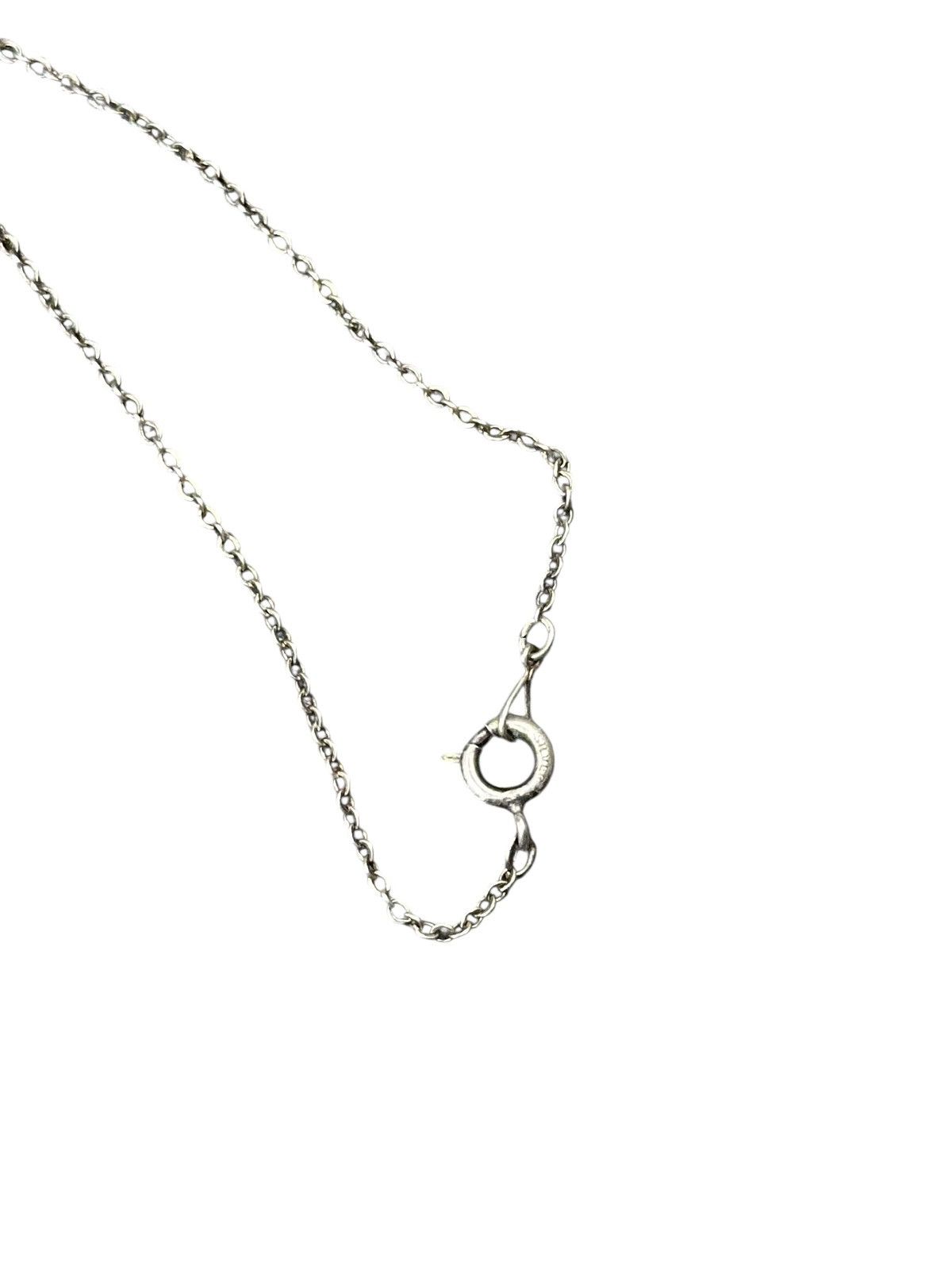 Vintage 1990s JAPANESE MADE STERLING SILVER SKULL SCULPTED NECLACE Size ONE SIZE - 6 Thumbnail
