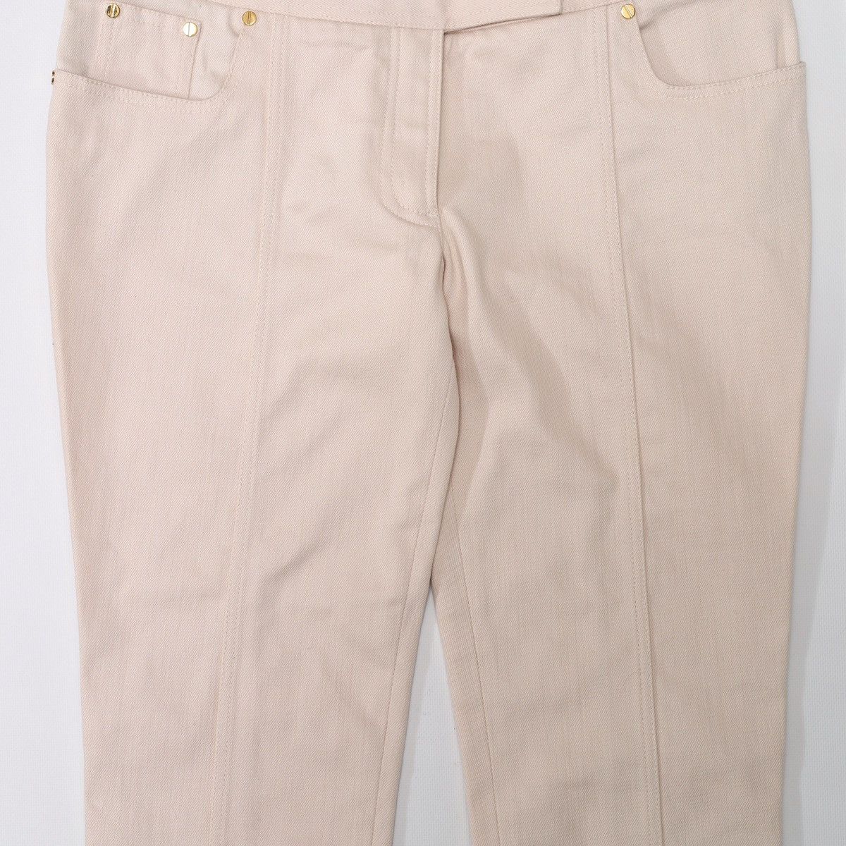 Tom Ford Tom Ford Denim Jeans Pants Slim Biker Light Pink cream 40 Size 27" / US 4 / IT 40 - 6 Thumbnail