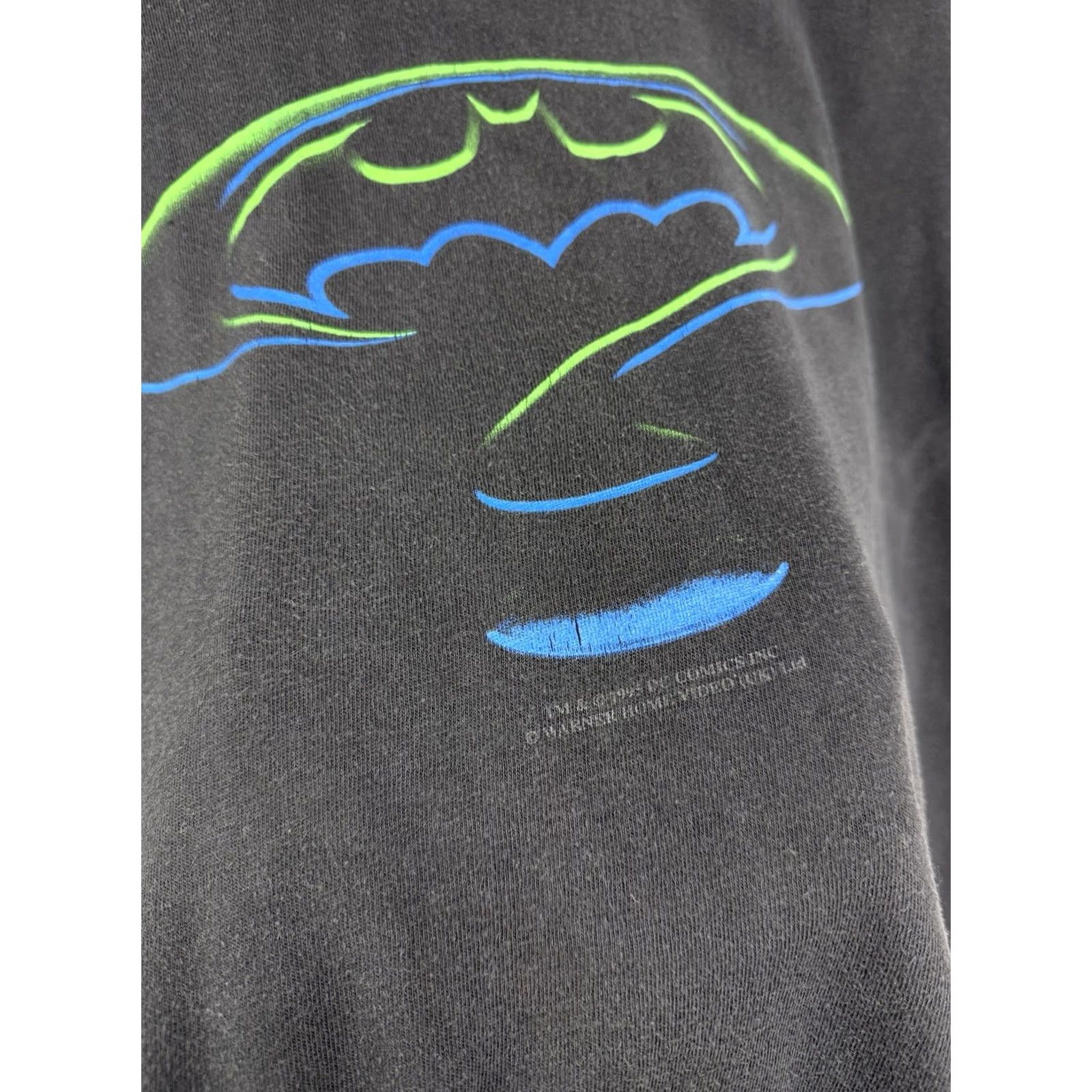 Vintage VINTAGE Batman The Dark Knight Joker T-Shirt DC Comics Shirt XL Men Black 1995 Size US XL / EU 56 / 4 - 5 Thumbnail