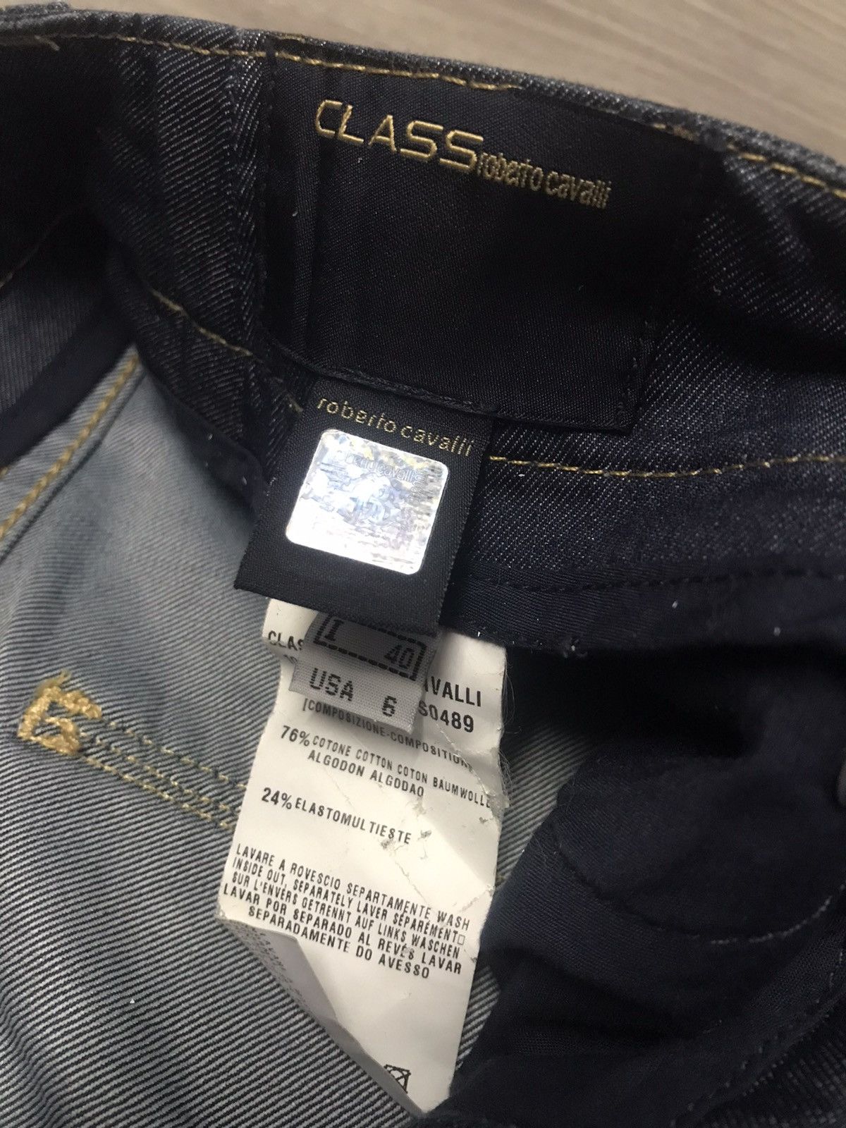 Roberto Cavalli CLASS ROBERTO CAVALLI - Flare High Rise Jeans Size 27" / US 4 / IT 40 - 7 Thumbnail