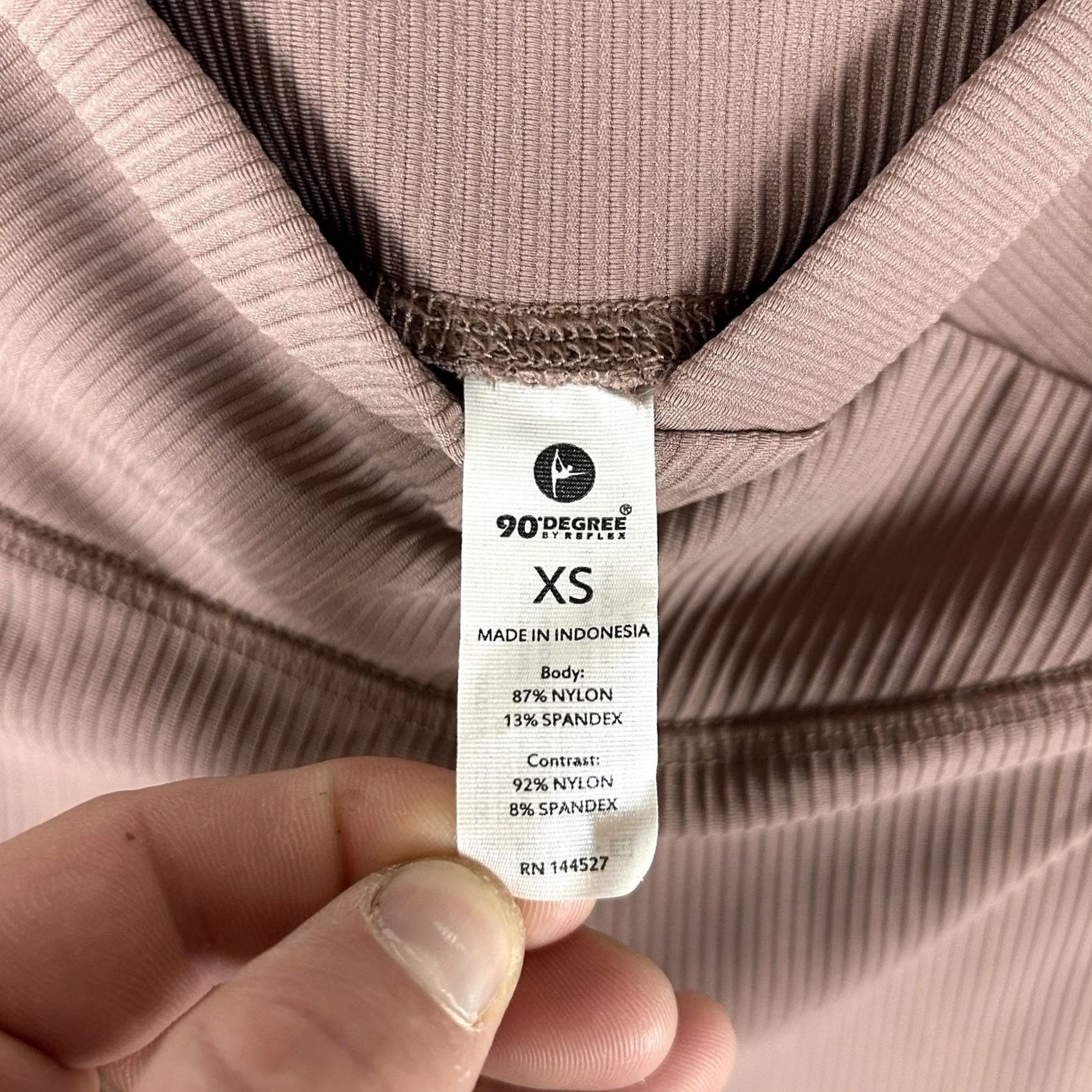 Vintage 90 Degree By Reflex Leggings Womens XS 7/8 High Waist Honey Glow Interlink Pink Athleisure Slim Fit Ankle 27in Size 26" / US 2 / IT 38 - 5 Thumbnail