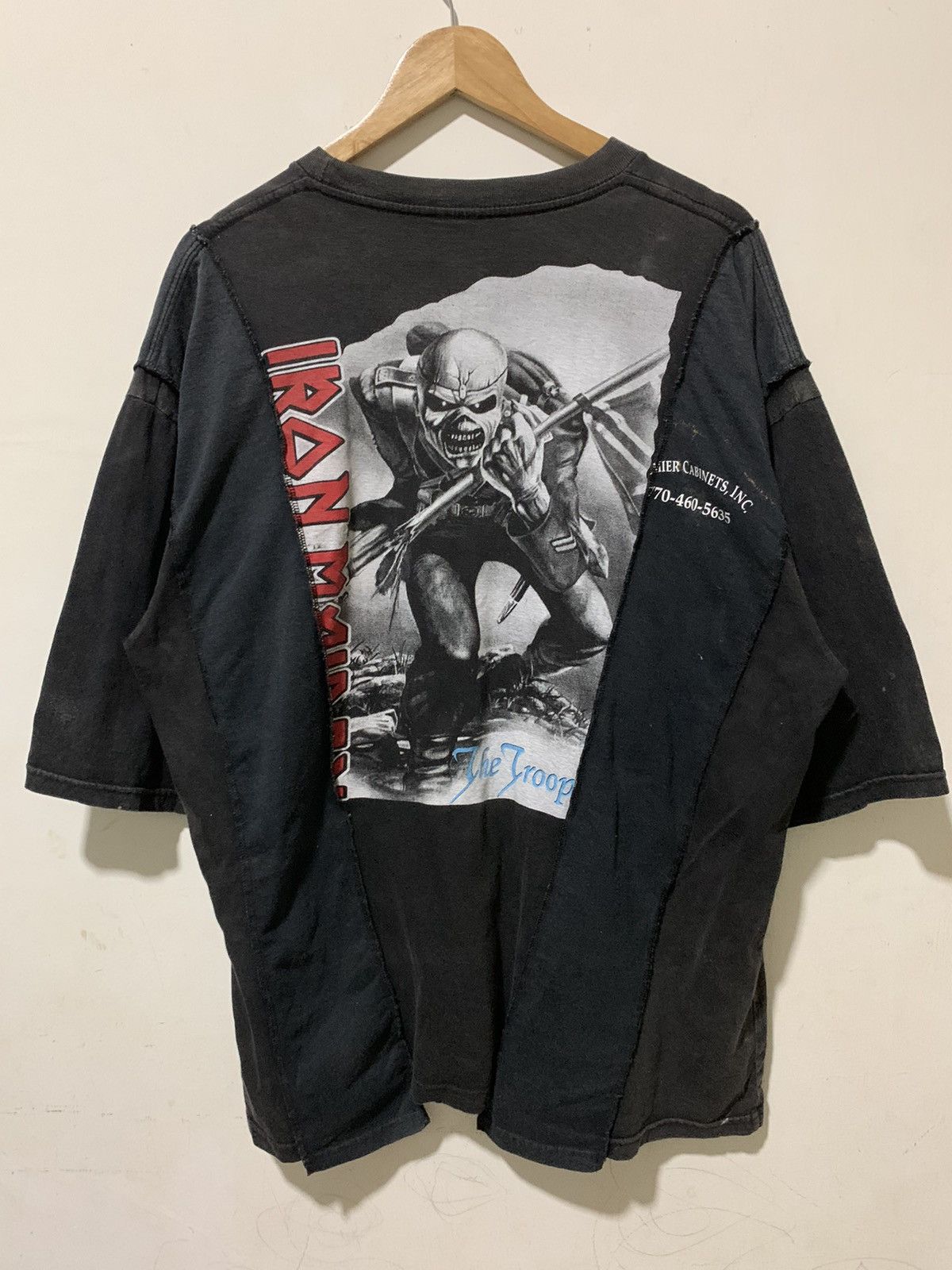 Band Tees Iron Maiden Custom Shirt Big Size Size US XXL / EU 58 / 5 - 9 Thumbnail
