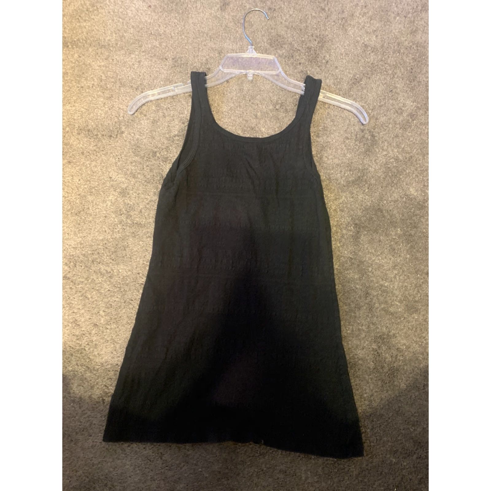 Mossimo Mossimo Tank Top Women S Petite Black Cotton Blend Sleeveless Pullover Basic Stretch Shirt/Top Size S / US 4 / IT 40 - 3 Thumbnail