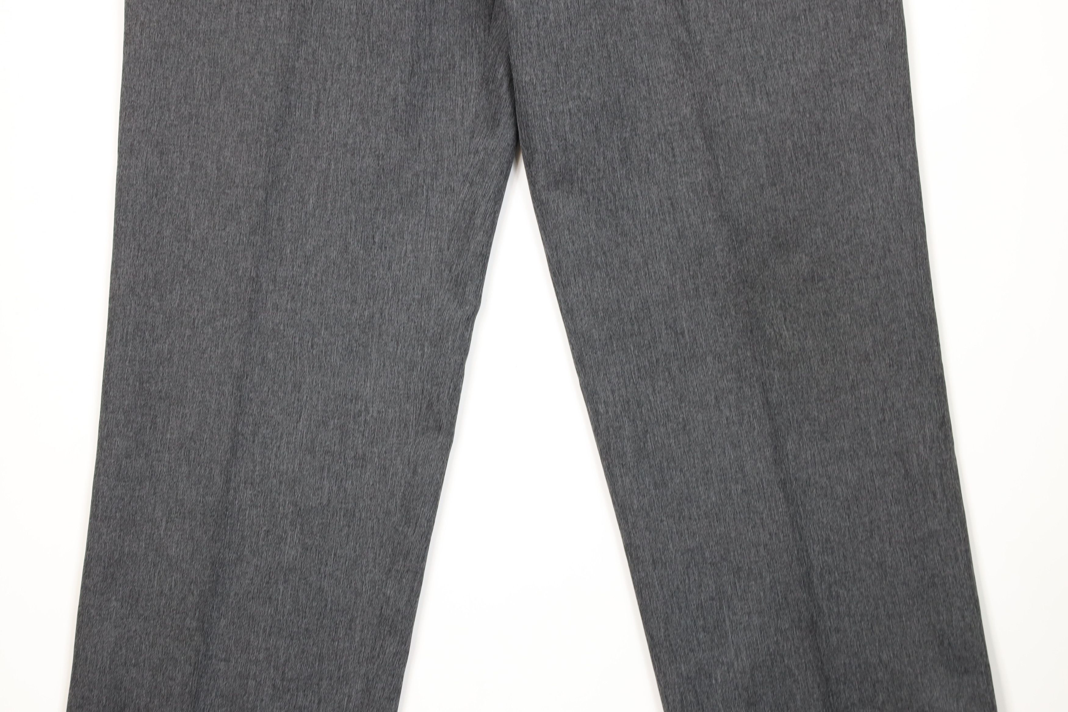 Levi's Vintage 90s Levis Knit Wide Leg Chino Pants Dark Gray Size US 38 / EU 54 - 3 Thumbnail