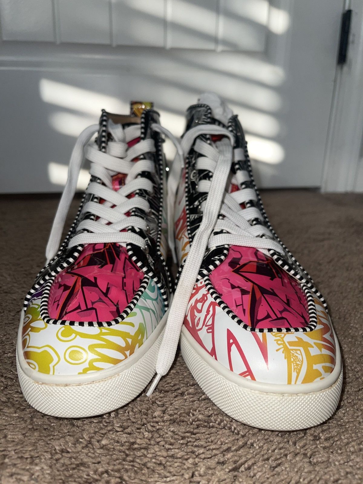 Christian Louboutin Christian Louboutin Rantus Orlato Flat 'Graffiti' Size US 10 / EU 43 - 6 Thumbnail