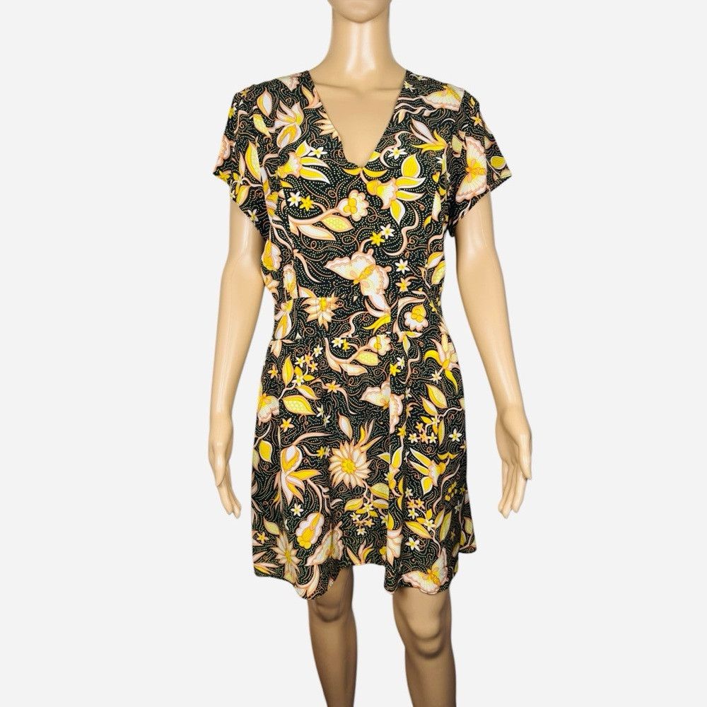 The Kooples NWT New The Kooples Paris Floral Viscose Mini Dress Size FR Size M / US 6-8 / IT 42-44 - 3 Thumbnail