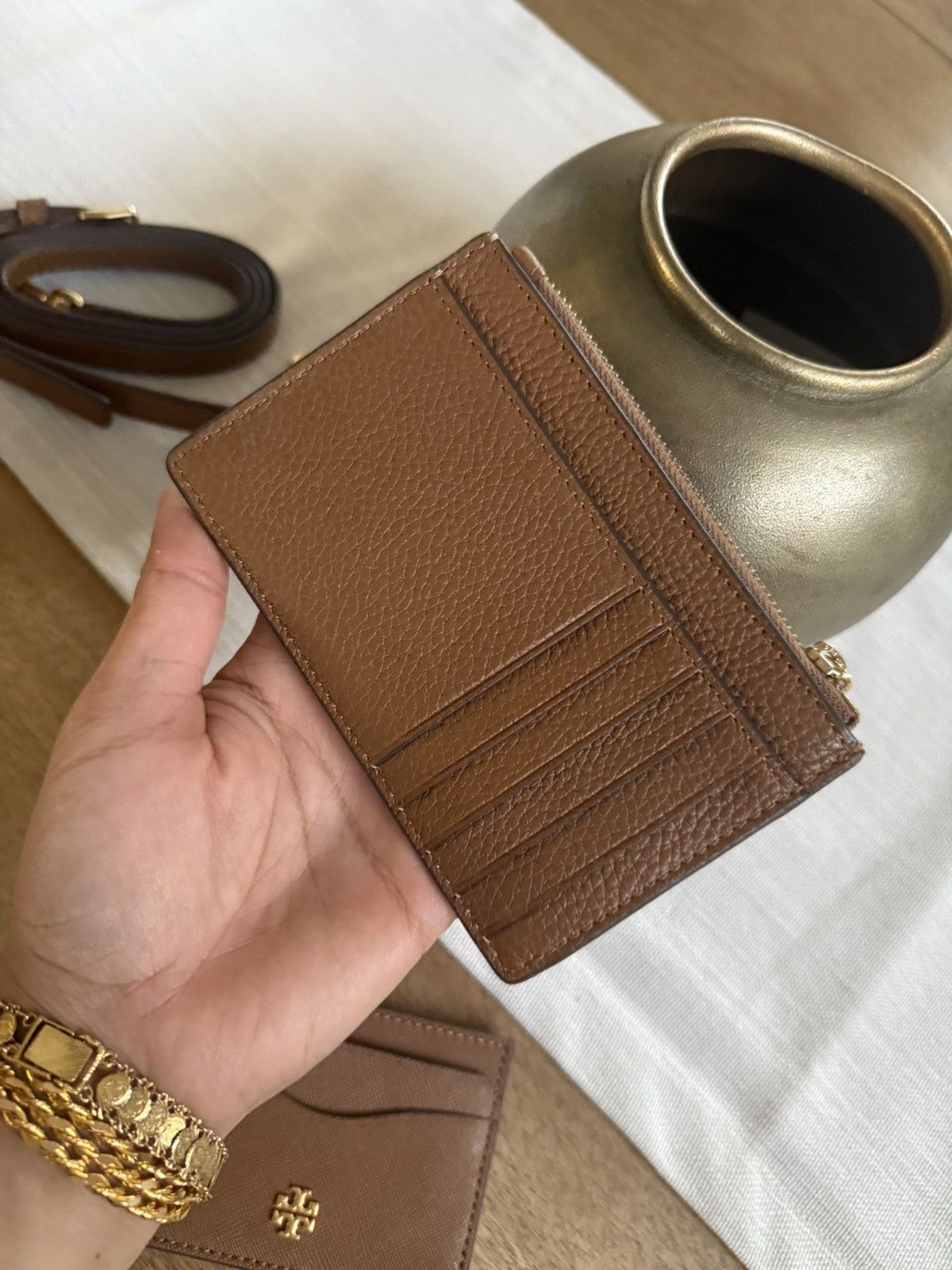 Tory Burch Tory Burch BRITTEN CONVERTIBLE Leather Shoulder & cardholder Size ONE SIZE - 3 Thumbnail