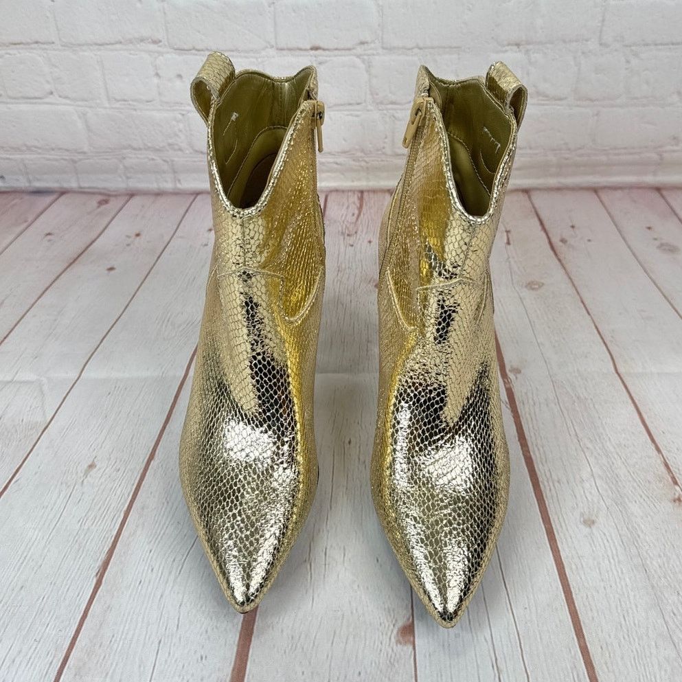 Guess Guess Metallic Gold Ankle Boots Booties Women’s Size 5 1/2 M Size US 5.5 / IT 35.5 - 6 Thumbnail