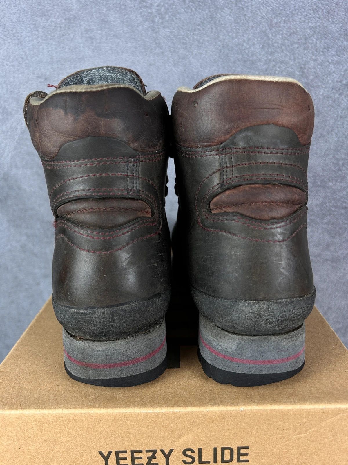 Designer Meindl Gore-Tex leather hiking boots brown Size US 7 / IT 37 - 4 Thumbnail