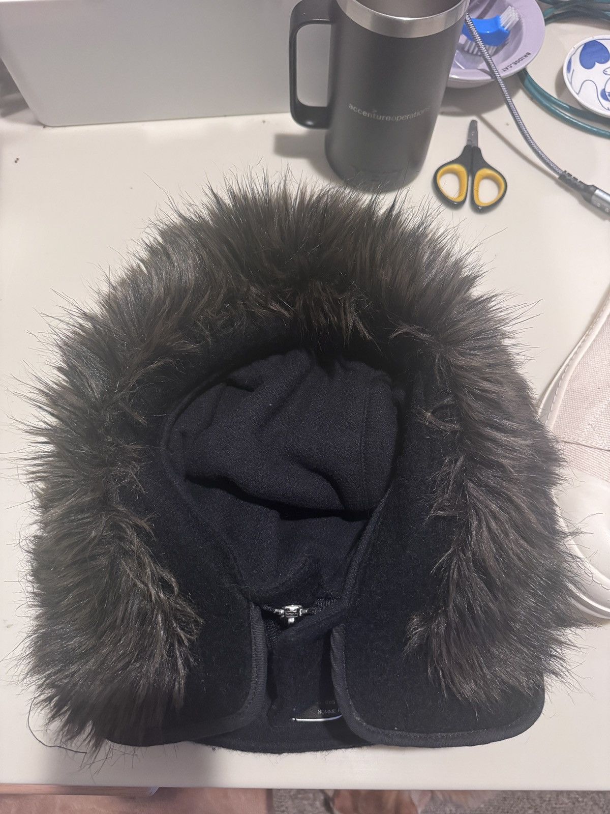 Comme des Garcons Homme Plus Detachable hood Size ONE SIZE - 2 Thumbnail