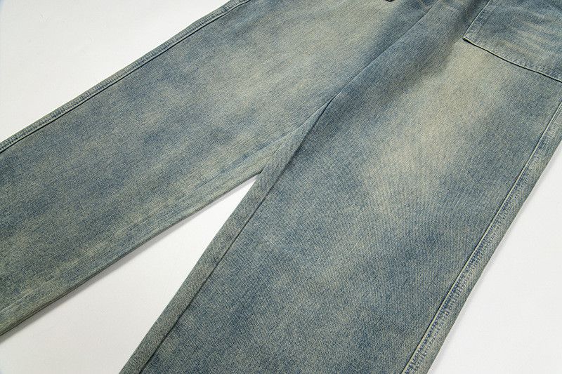 Jean American retro street style distressed loose washed jeans Size US 32 / EU 48 - 4 Thumbnail