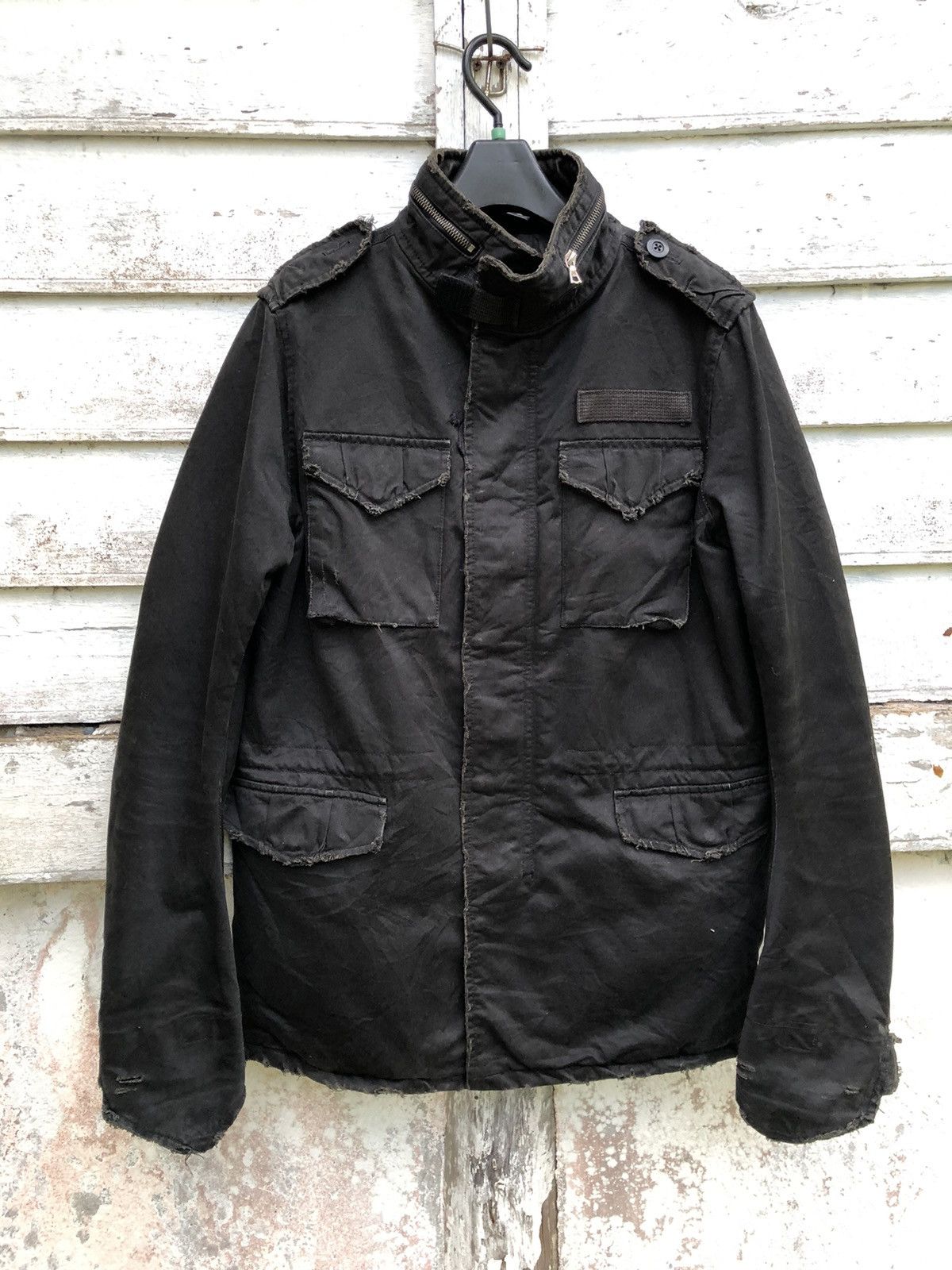 Japanese Brand × Military × Number (N)ine Distressed Design M65 Jacket |  Grailed