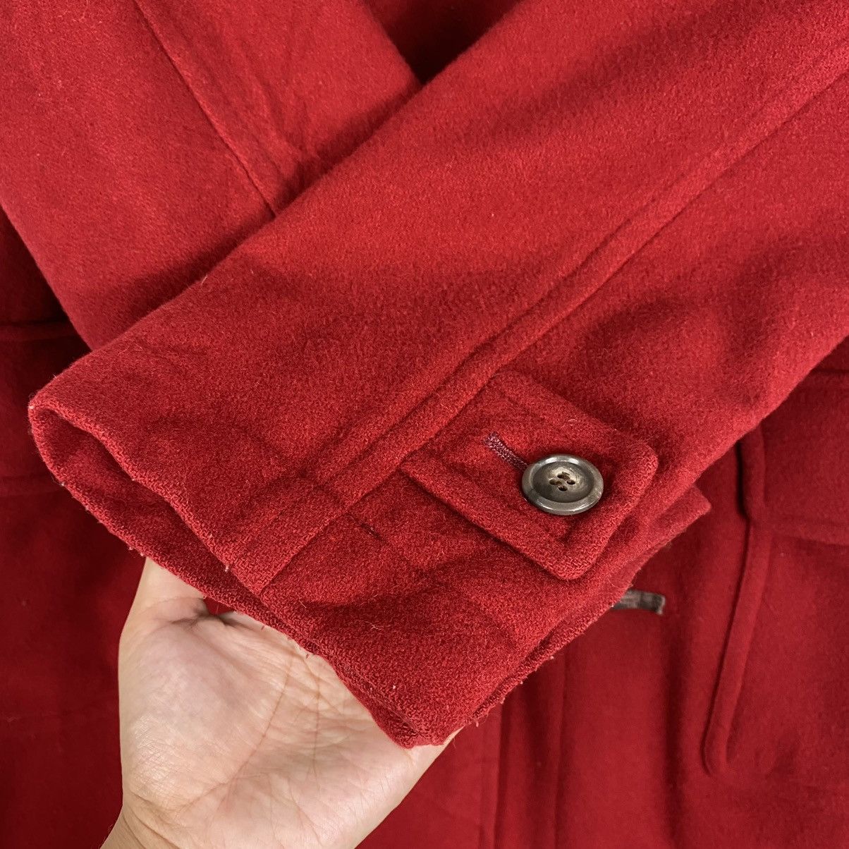 Japanese Brand Vert Dense Fondamental Duffle Coat Hoodies Jacket Size US M / EU 48-50 / 2 - 8 Thumbnail