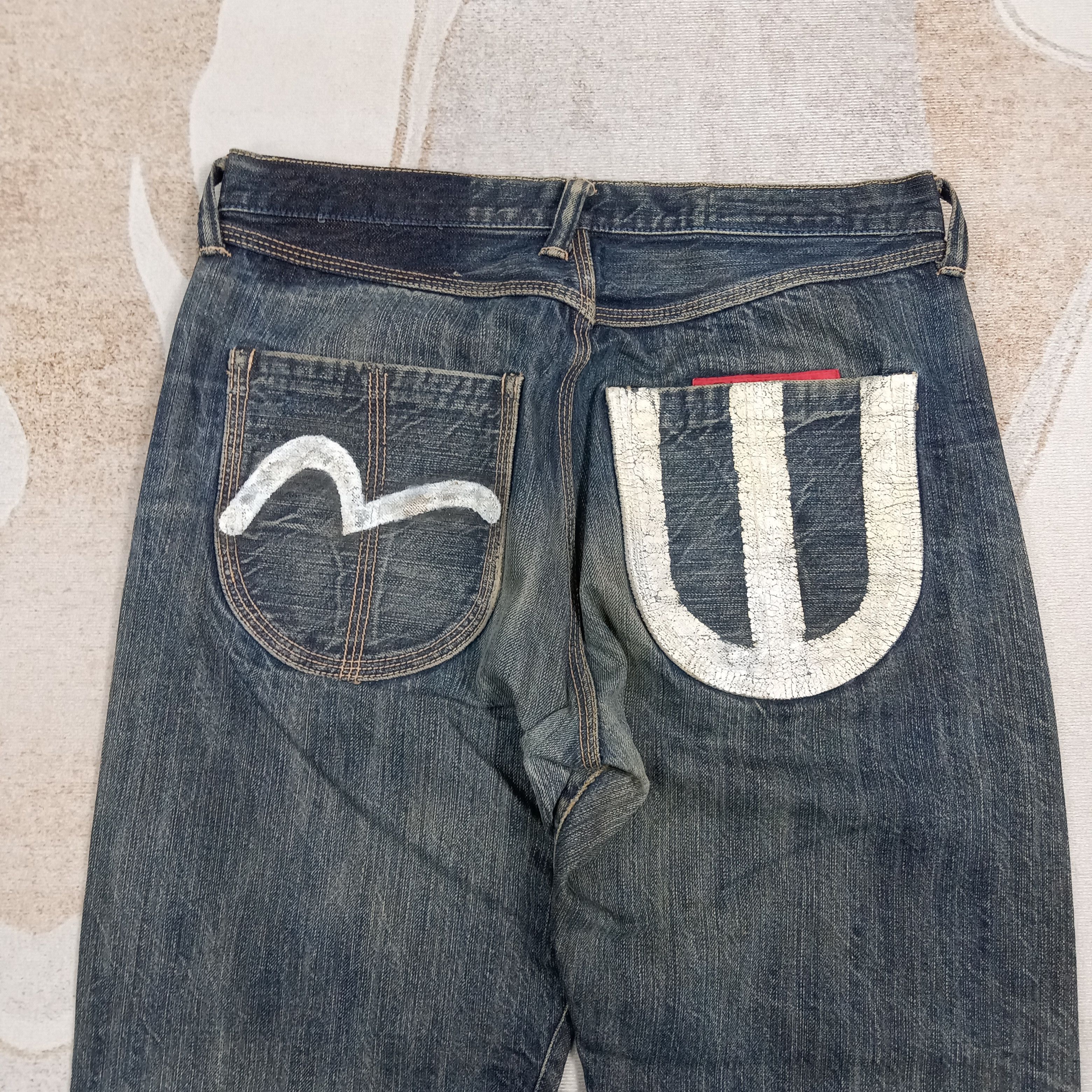 Evisu Evisu Japanese Selvedge Daicock Custom Denim Jeans C272N30 Size US 33 - 7 Thumbnail