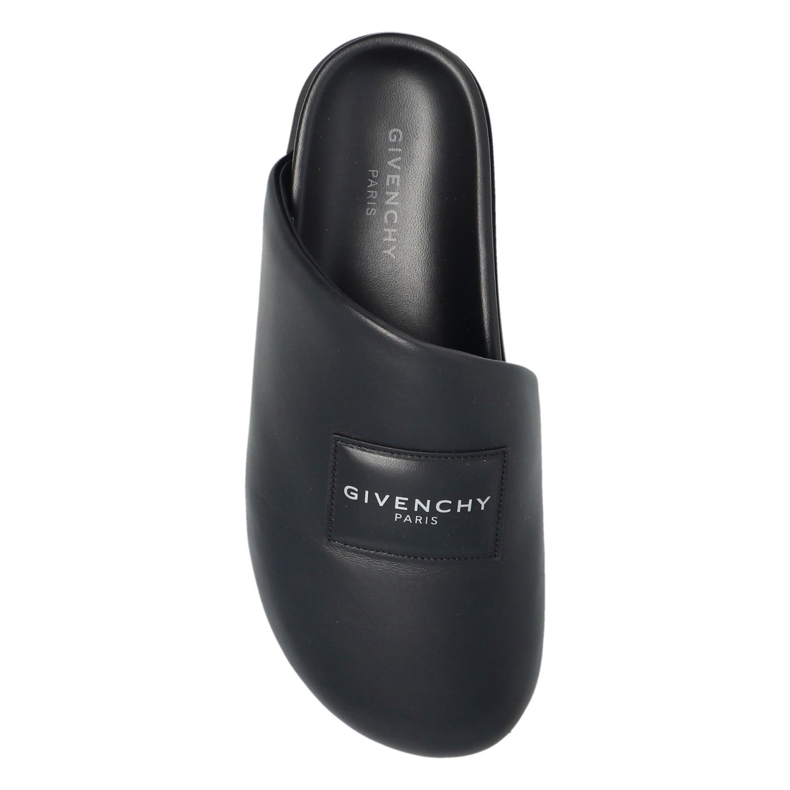 Givenchy GIVENCHY Black Leather Slides New & Authentic (Men's size:US Size US 9.5 / EU 42-43 - 4 Thumbnail