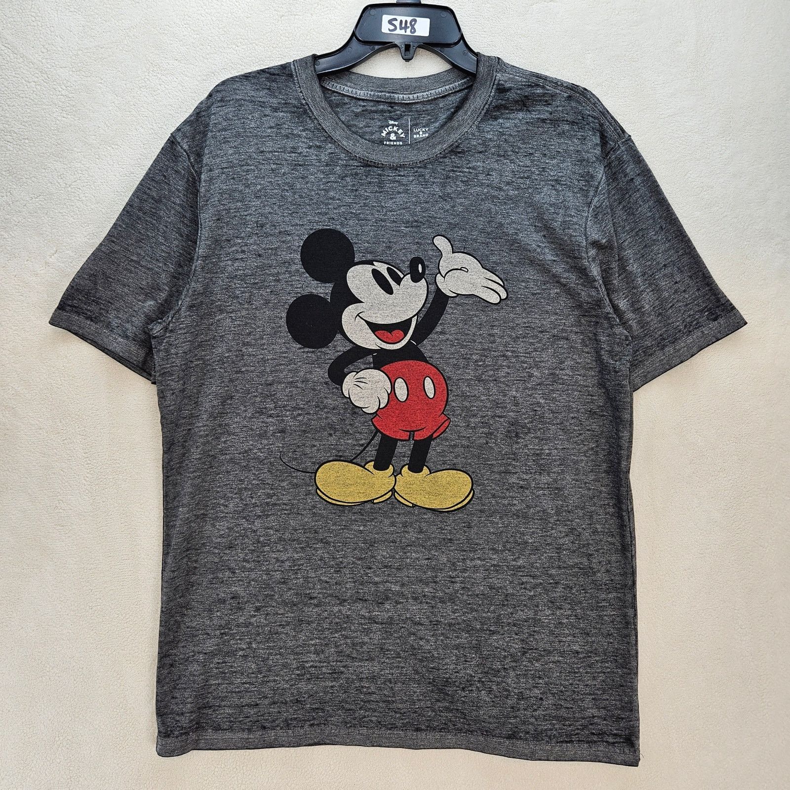 Lucky Brand LUCKY BRAND X DISNEY MICKEY MOUSE WOMEN'S LARGE DISTRESSED Size L / US 10 / IT 46 - 1 Thumbnail