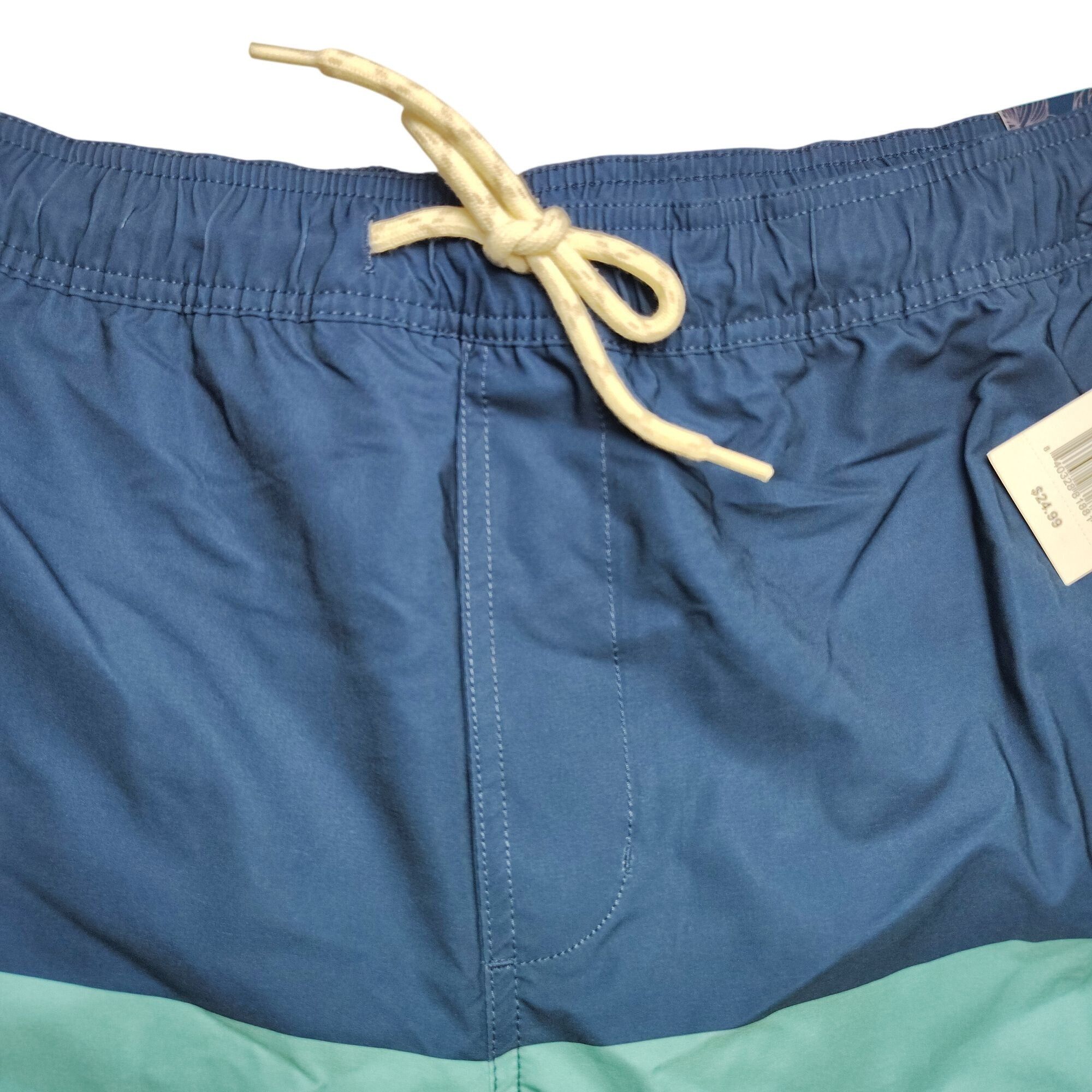 Other Trinity Coast Mens XXL Blue and Aqua Color Block Swim Trunks Size US 44 / EU 60 - 7 Thumbnail