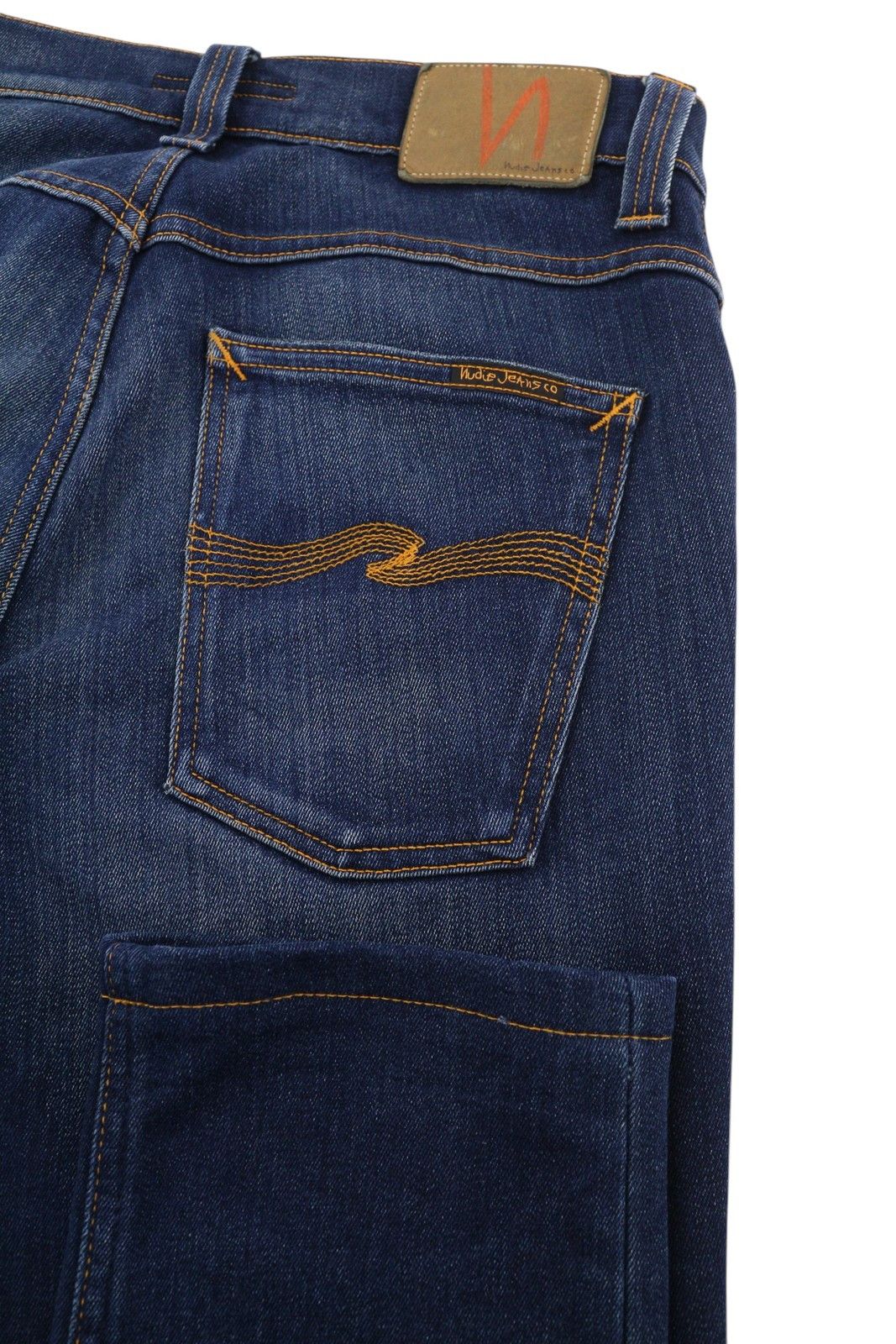 Nudie Jeans GRIM TIM W31/L30 Washed Denim Deep Slim Jeans 83609 Size US 31 - 5 Thumbnail