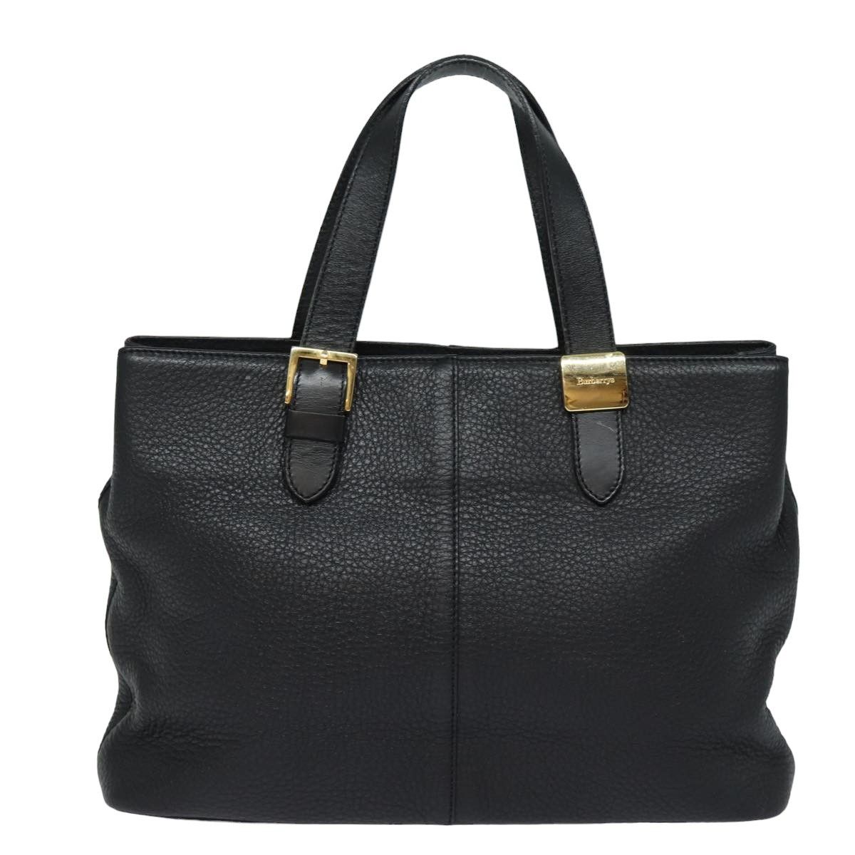Burberry Black Leather Handbag (Pre-Owned) Size ONE SIZE - 1 Thumbnail