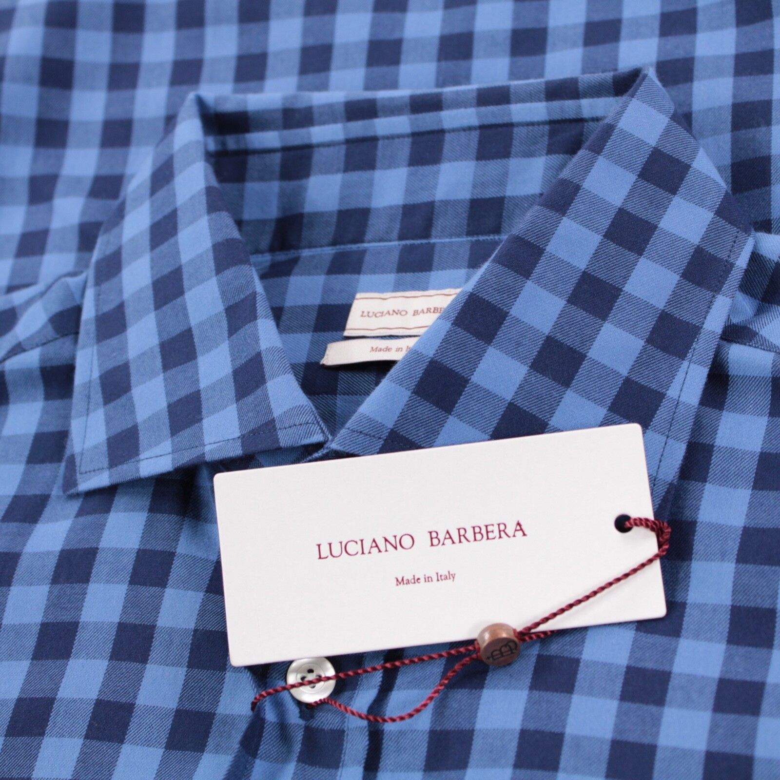 Luciano Barbera Luciano Barbera New with tags Shirt Size M US In Blue Size US M / EU 48-50 / 2 - 1 Thumbnail