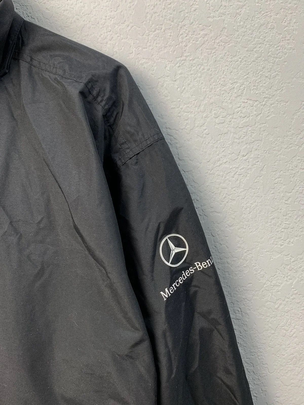Mercedes-Benz × Vintage Mercedes-Benz vintage Y2K nylon jacket Size US XL / EU 56 / 4 - 4 Thumbnail