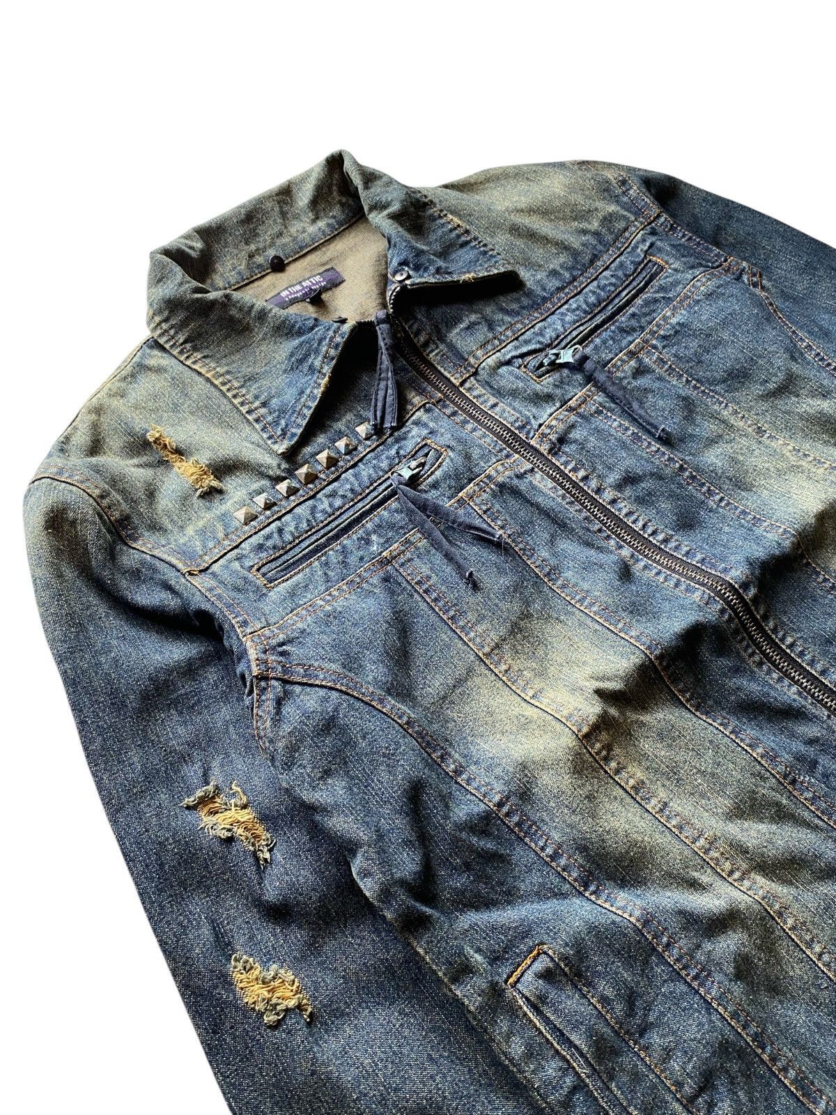 In The Attic In The Attic Style Punk Denim Jacket Size US L / EU 52-54 / 3 - 4 Thumbnail