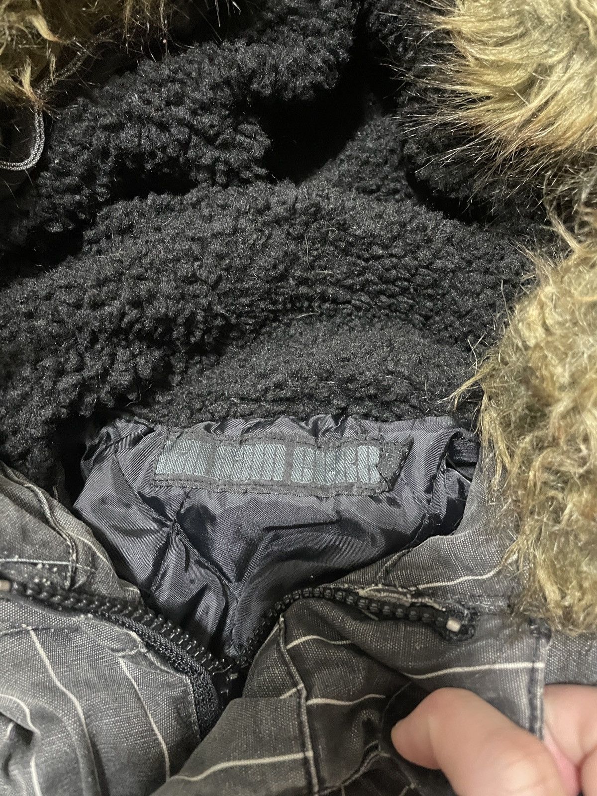 If Six Was Nine 2000s Japanese archive fur padded gimmic jacket vkei y2k Size US M / EU 48-50 / 2 - 6 Thumbnail