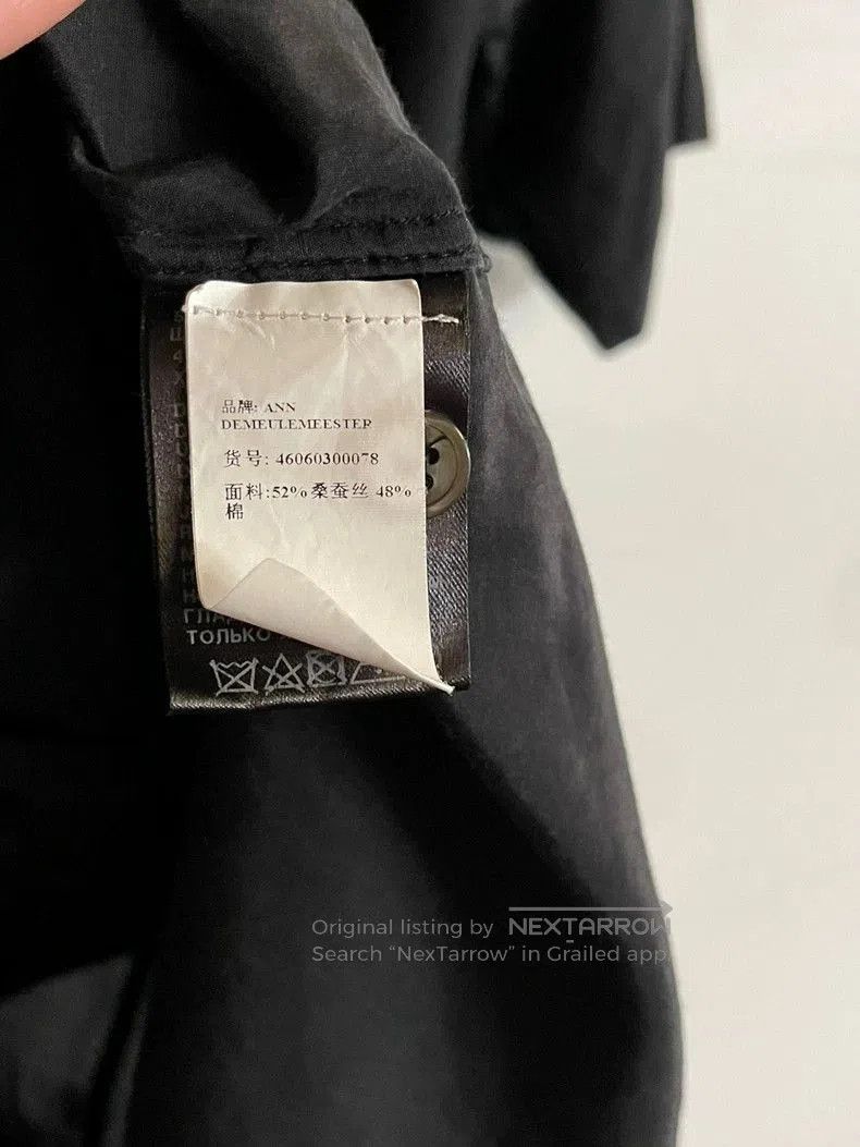 Ann Demeulemeester Ann Demeulemeester Silk Shirt. Size US XXS / EU 40 - 7 Thumbnail
