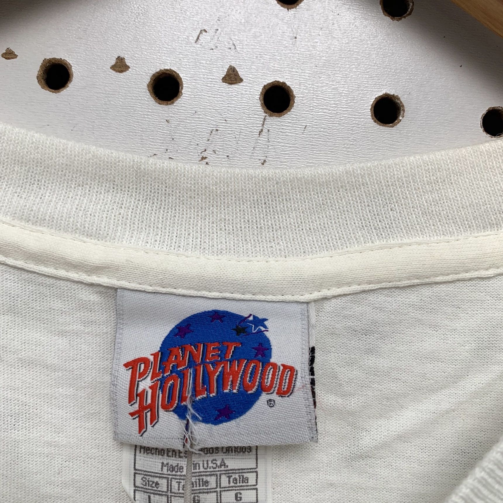 Planet Hollywood VINTAGE Planet Hollywood Las Vegas Shirt Mens L White Short Sleeve NEW Orlean Size US L / EU 52-54 / 3 - 3 Thumbnail