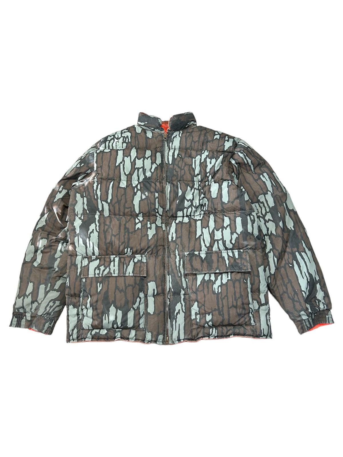 Cabelas × Vintage Vintage 90s Cabela's Trebak Goose Down Reversible Jacket Size US L / EU 52-54 / 3 - 1 Thumbnail