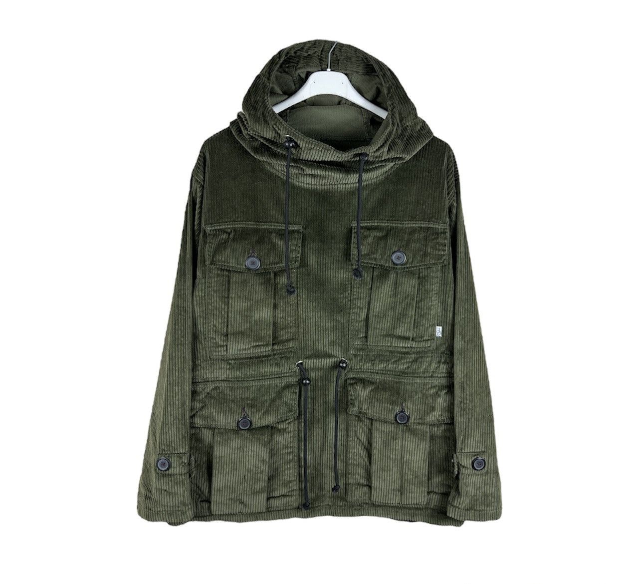 James Darby clothing England corduroy face mask jacket ninja