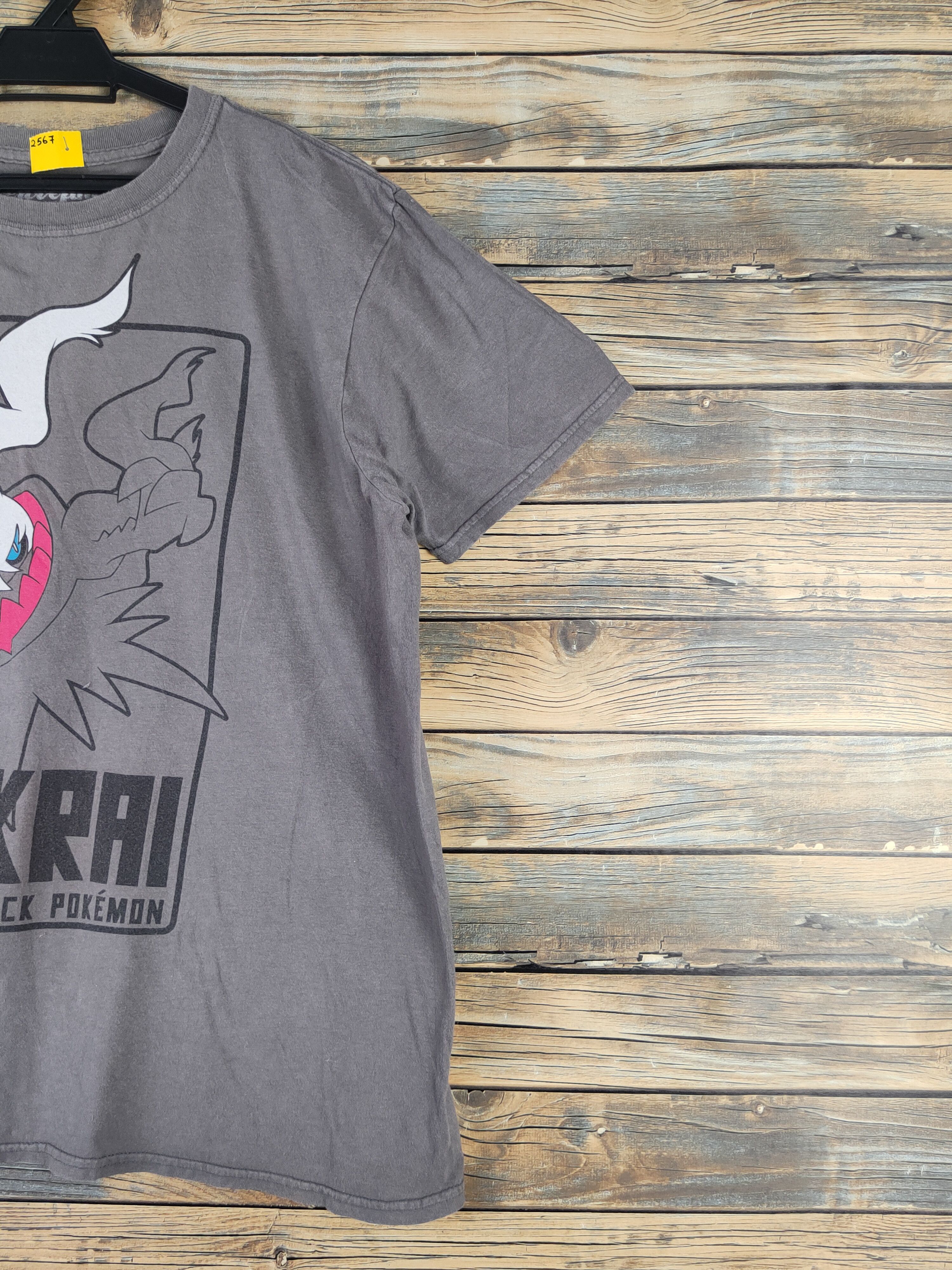 Pokemon DL Pokemon Gray Darkrai Short Sleeve T-shirt #2567 Size US L / EU 52-54 / 3 - 6 Thumbnail